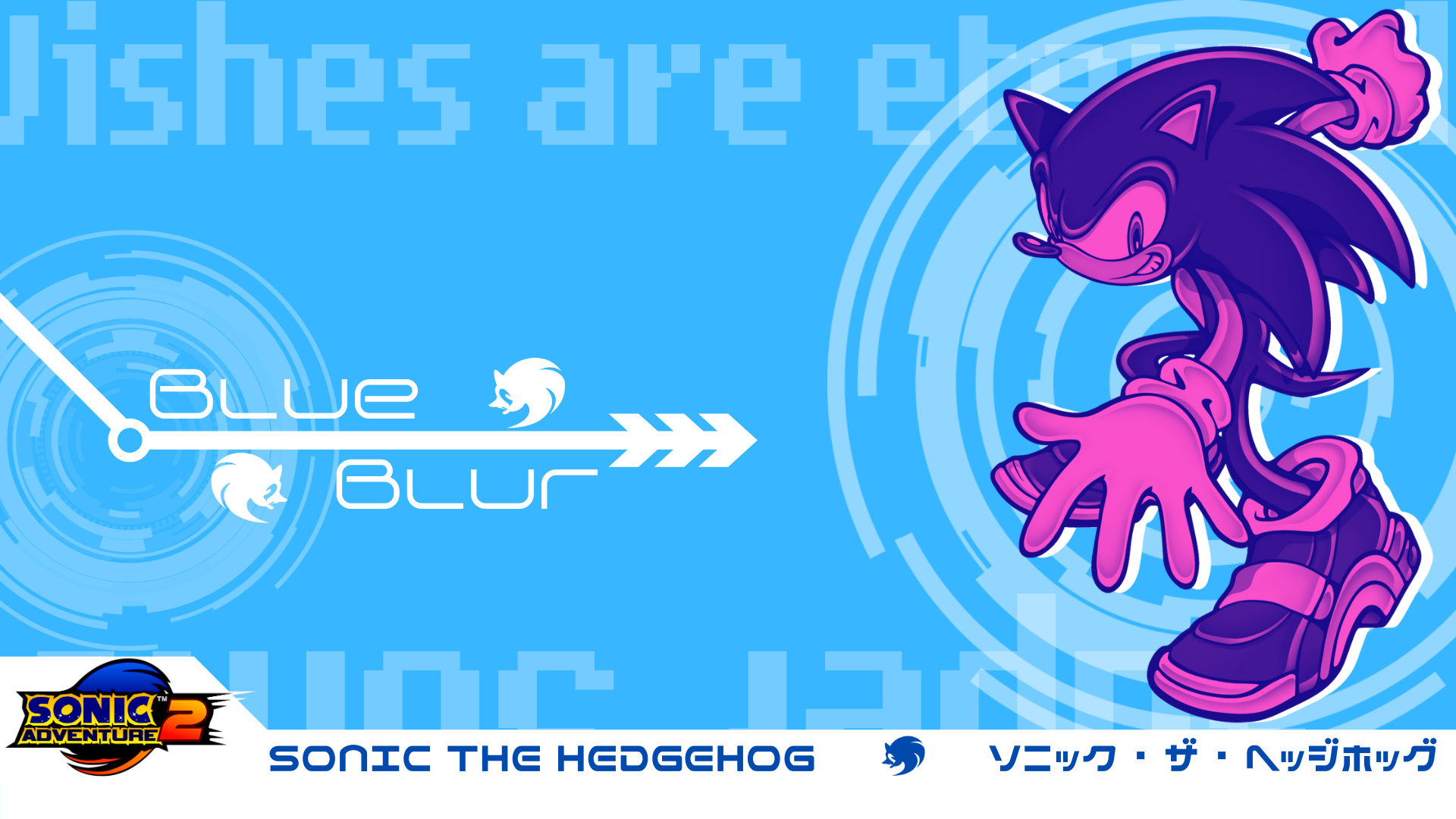 1920x1080 Sonic The Hedgehog (y2k style), Desktop