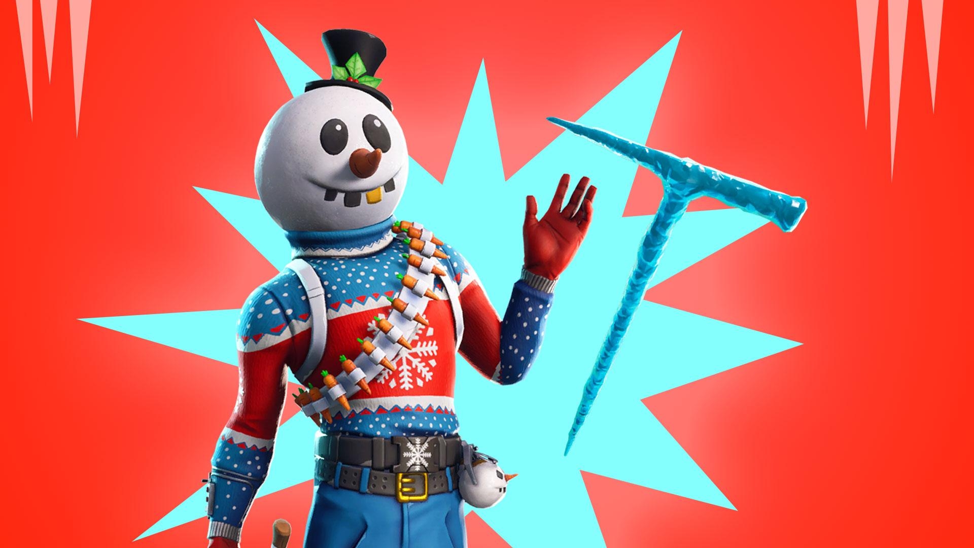 1920x1080 Christmas Skins arrive in Fortnite: Slushy soldier, Icicle pickaxe, Desktop