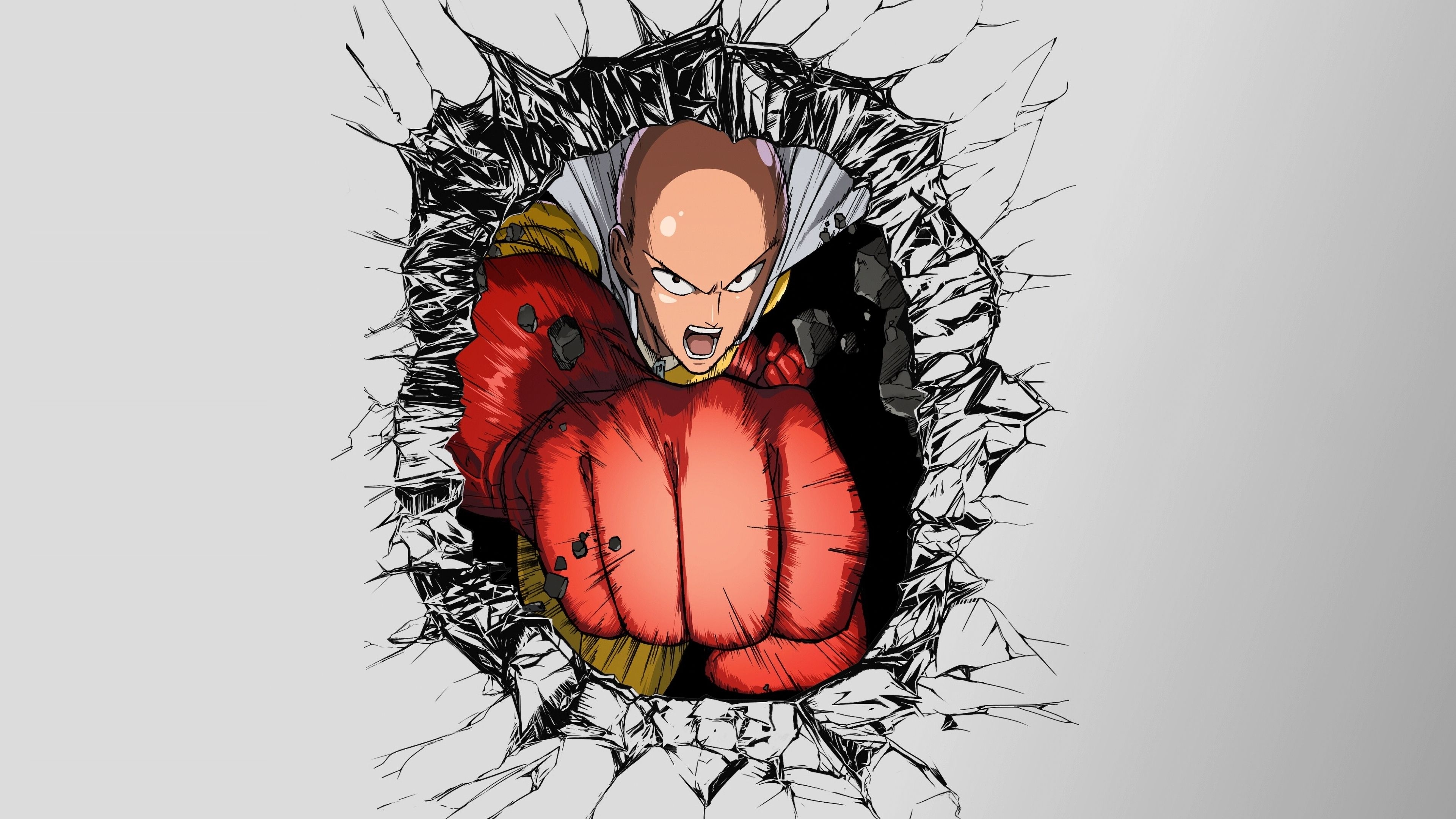 3840x2160 Saitama One Punch Man 4K Wallpaper, Desktop