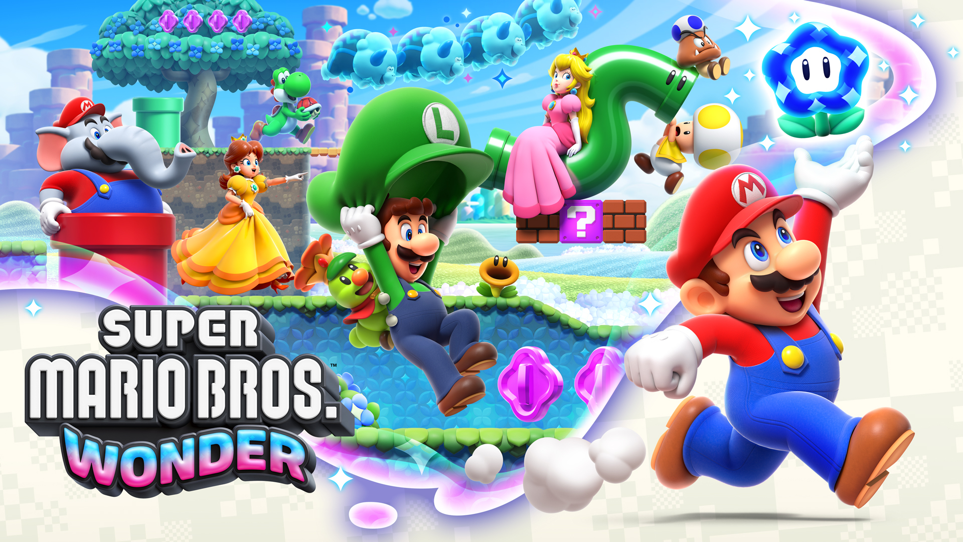 1920x1080 Video Game Super Mario Bros. Wonder HD Wallpaper, Desktop