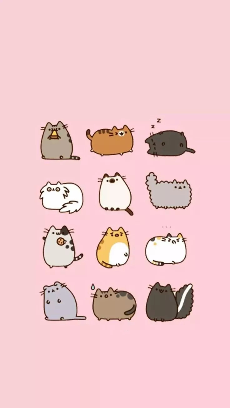 740x1310 Cute pusheen Wallpaper, Phone