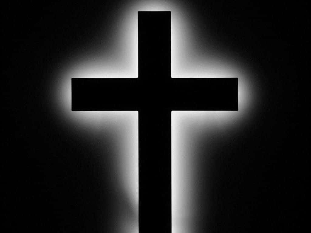 1030x770 Download Black Cross Glowing Wallpaper, Desktop