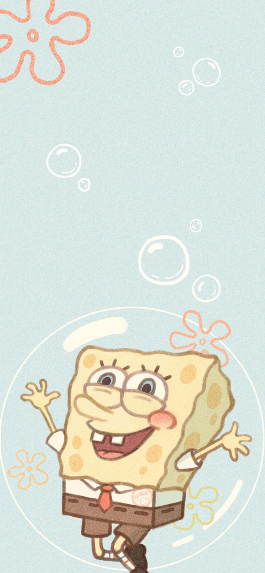 890x1920 Cute Spongebob Wallpaper, Phone