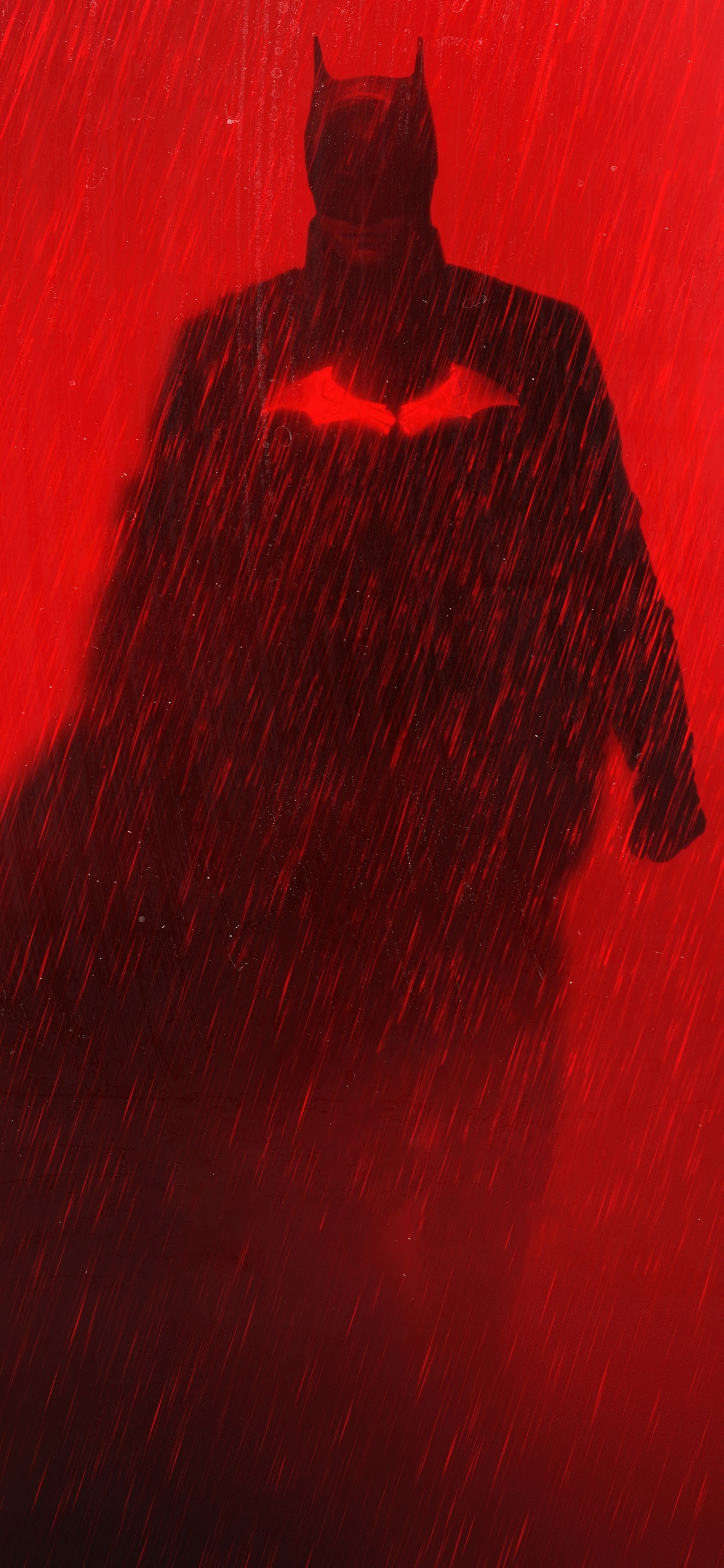 1130x2440 The Batman Wallpaper 4K, 2022 Movies, DC Comics, Red background, Movies, Phone