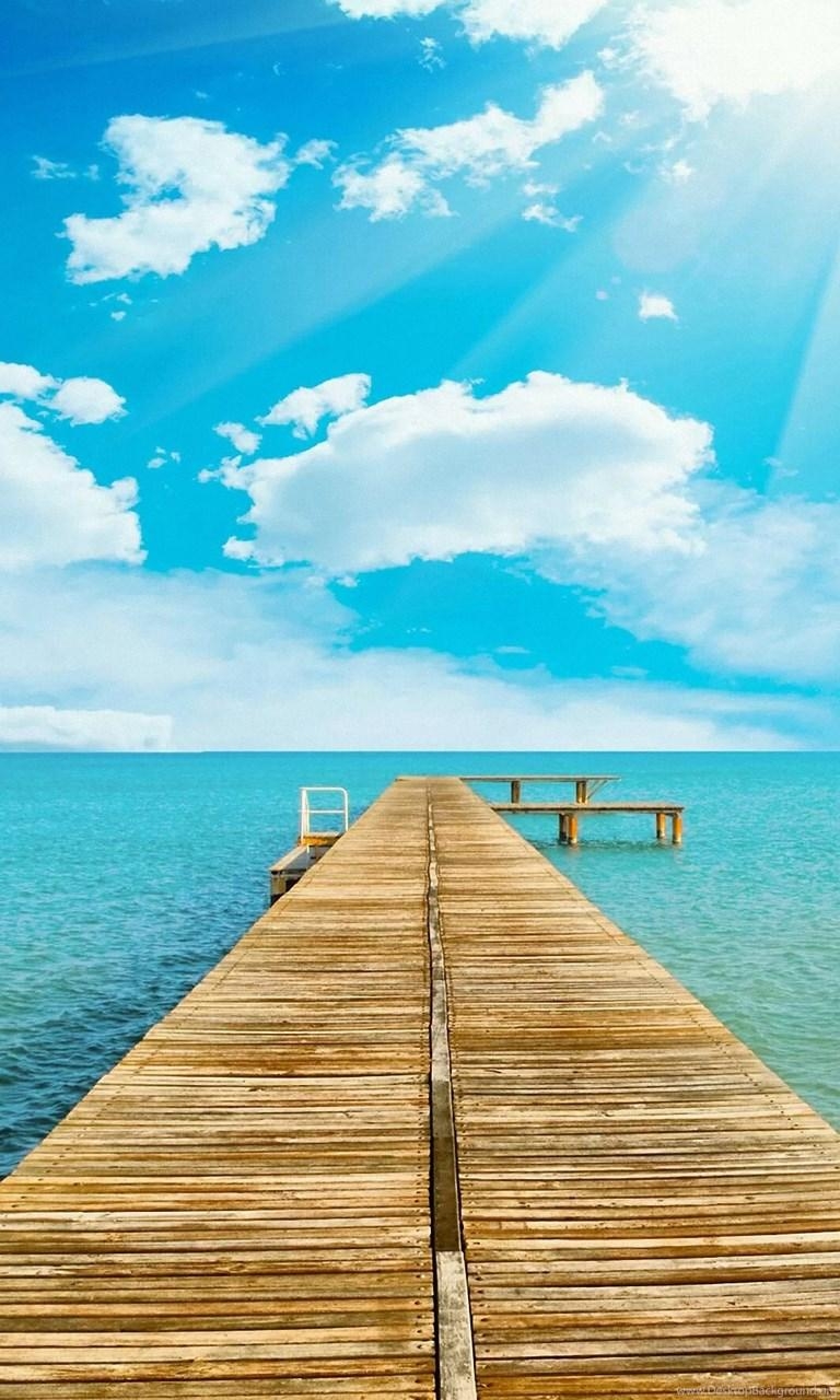 770x1280 Seaside Pier Samsung Galaxy A7 Wallpaper HD 1080x1920 Desktop, Phone