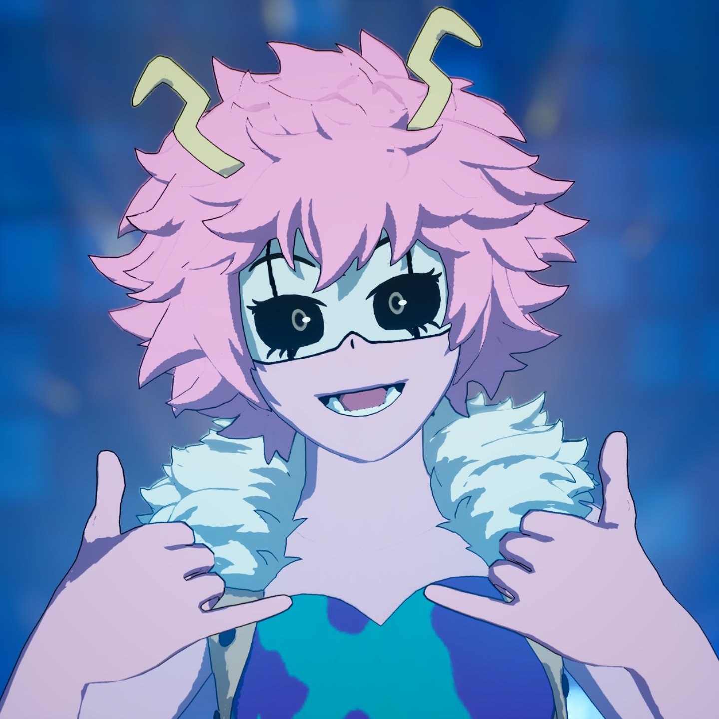 1440x1440 Mina Ashido Fortnite wallpaper, Phone