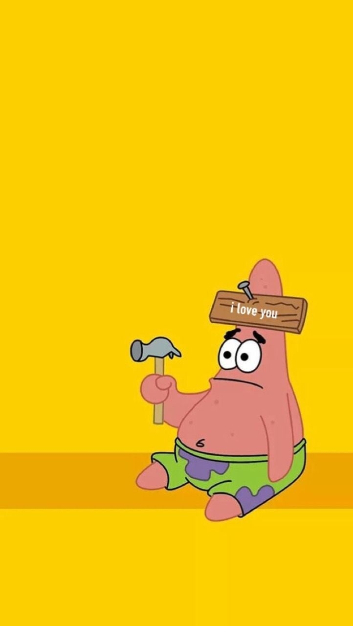 730x1280 patrick star aesthetic. i love you. Spongebob wallpaper, Simpson, Phone