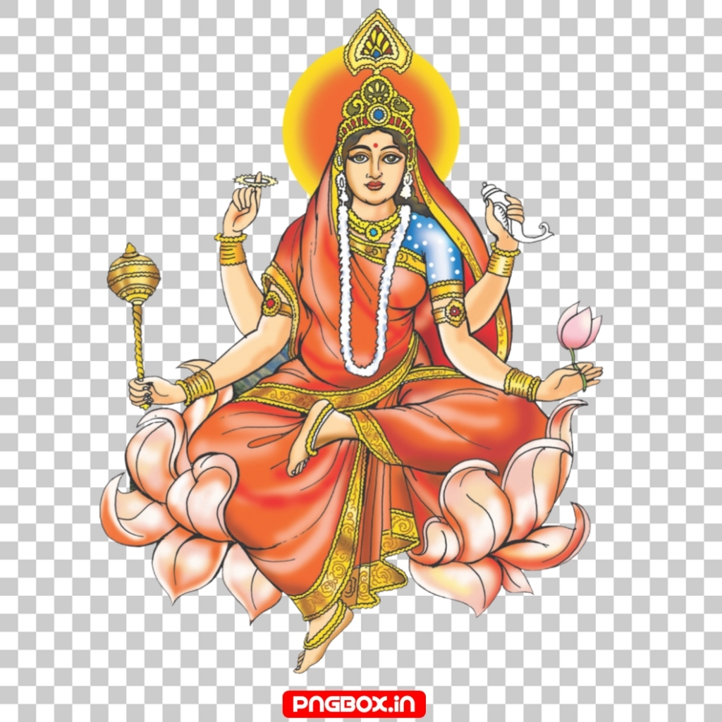 1030x1030 Maa Siddhidhatri PNG Download, Phone