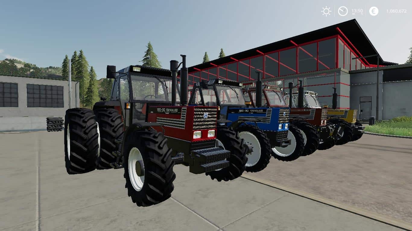 1370x770 FS19 Fiatagri 180 90 Pack V2.0 19 Tractors Mod Download, Desktop