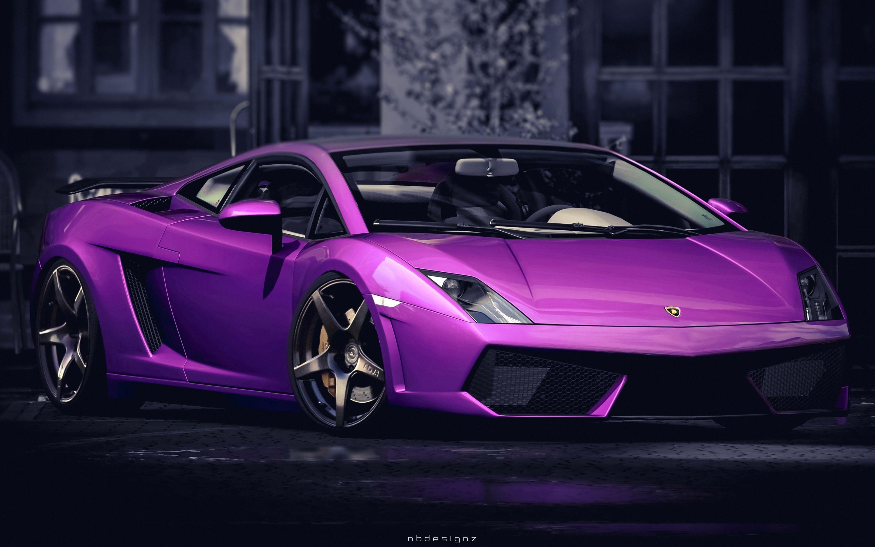 2880x1800 Purple Lamborghini Gallardo Wallpaper, Desktop