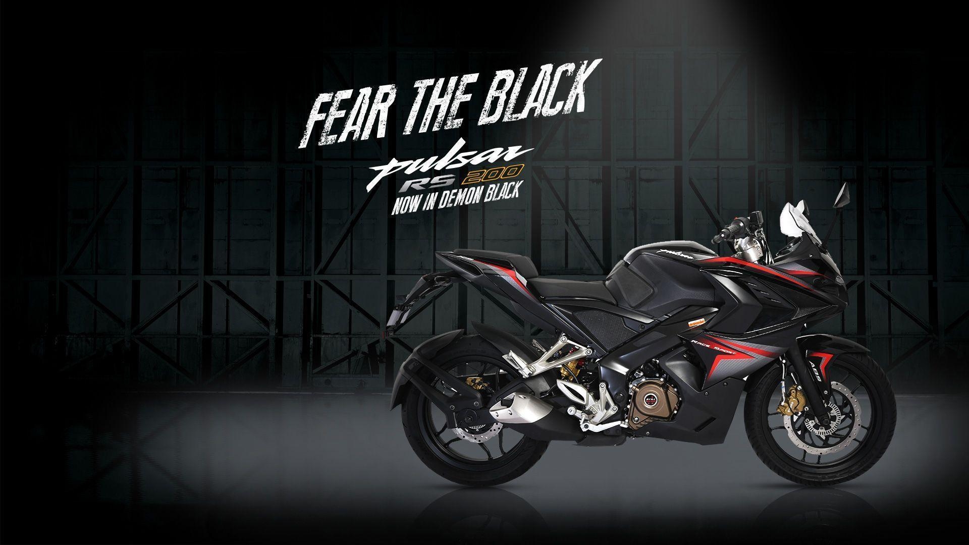 1920x1080 Bajaj Pulsar RS200 'Demon Black' Wallpaper, Desktop