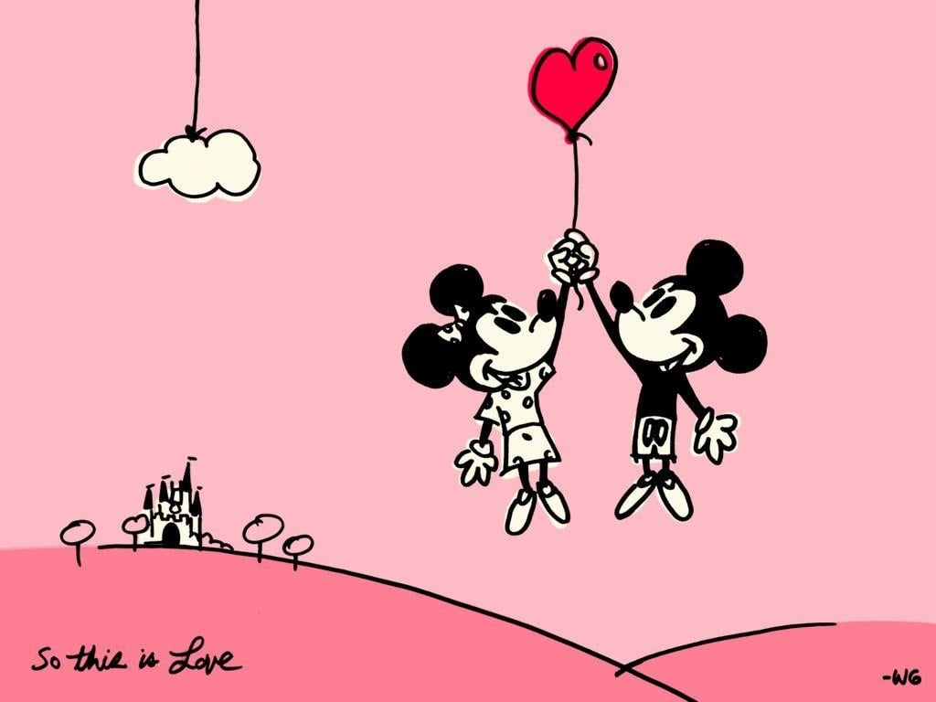 1030x770 Disney Valentine's Day Wallpaper. Happy Valentines Day, Desktop