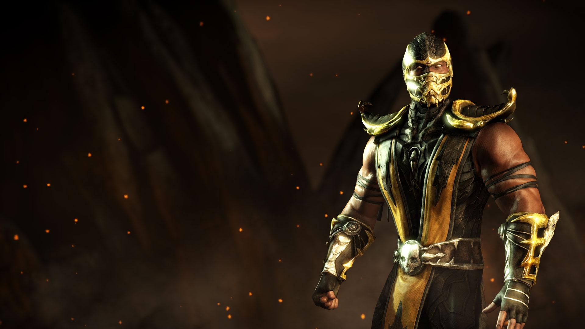 1920x1080 MKWarehouse: Mortal Kombat X: Scorpion, Desktop