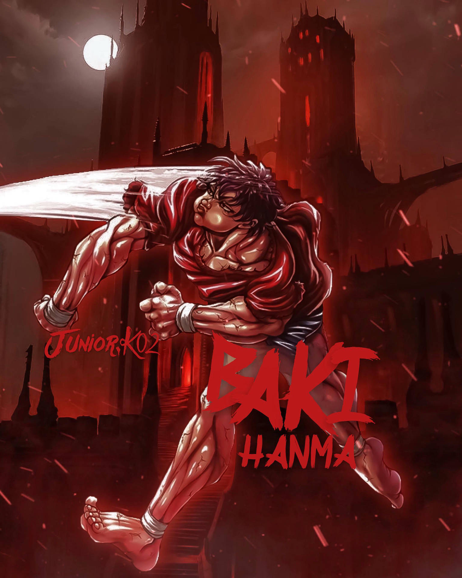 1540x1920 Download free Baki Hanma Anime Poster, Phone