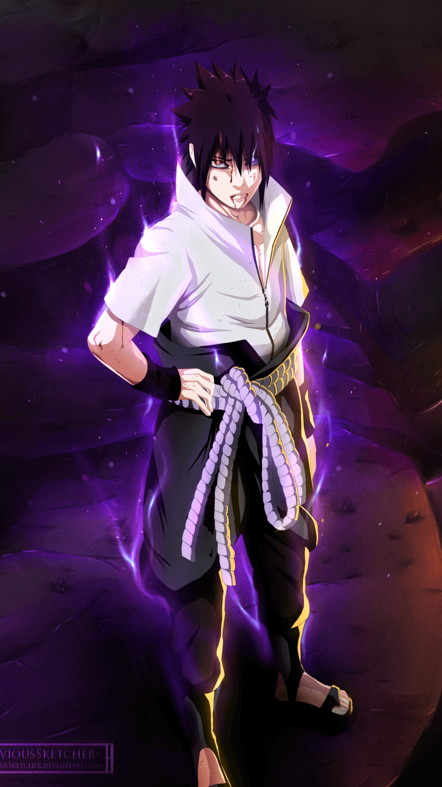 1440x2560 Sasuke Wallpaper, Phone