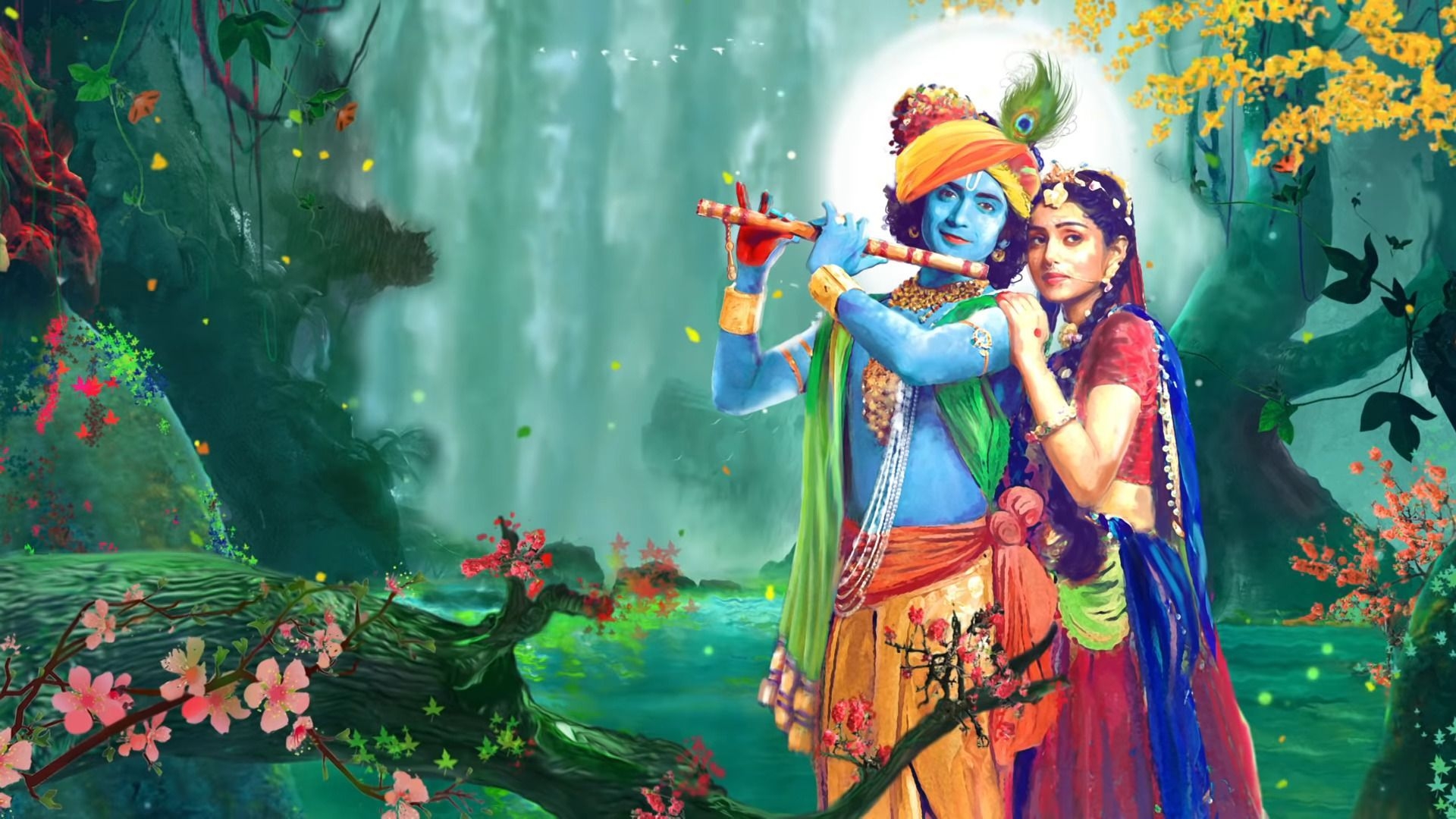 1920x1080 Radha Krishna Star Bharat Serial Image. Radha krishna, Desktop