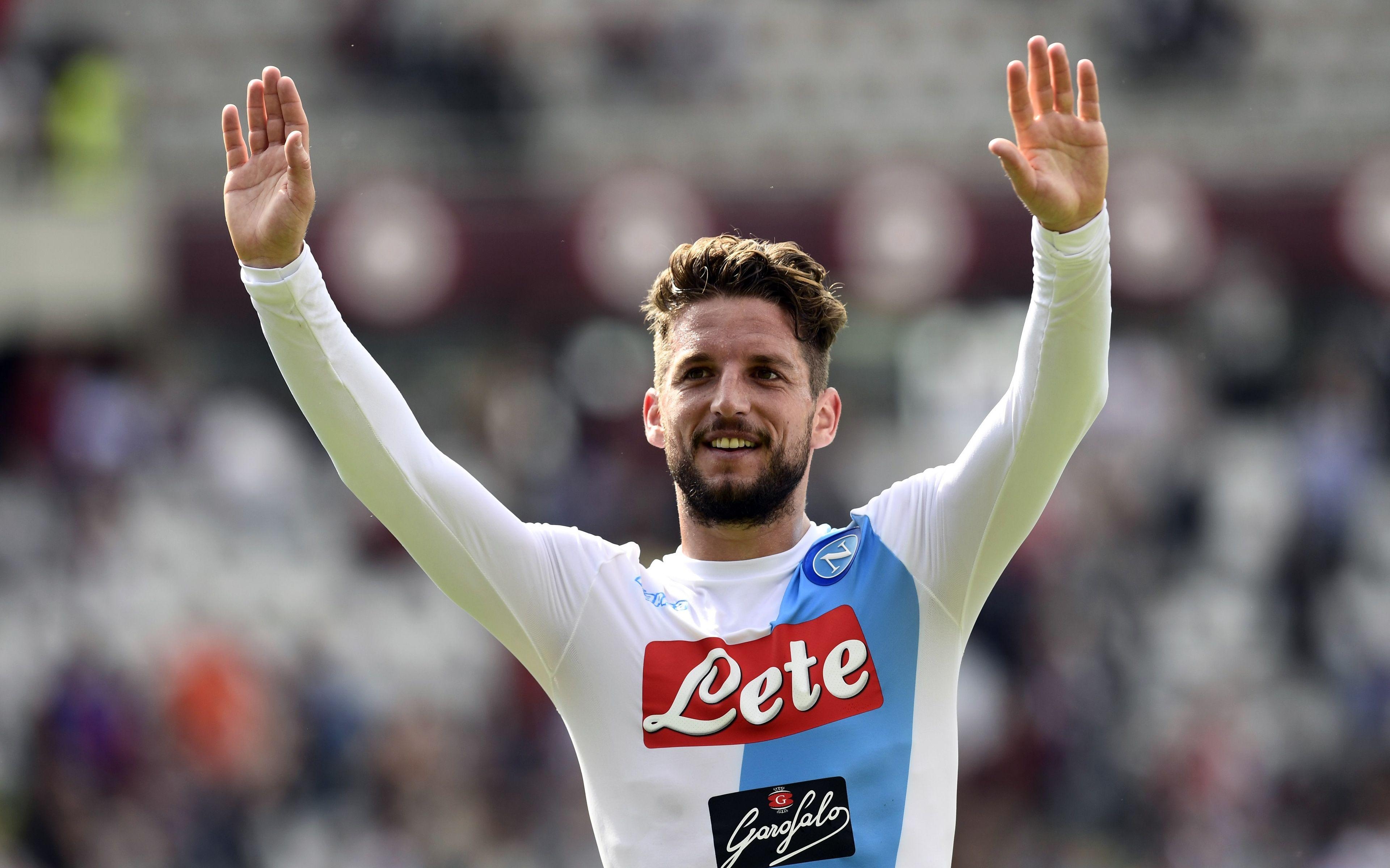 3840x2400 Download wallpaper Dries Mertens, 4k, soccer, footballers, Napoli, Desktop