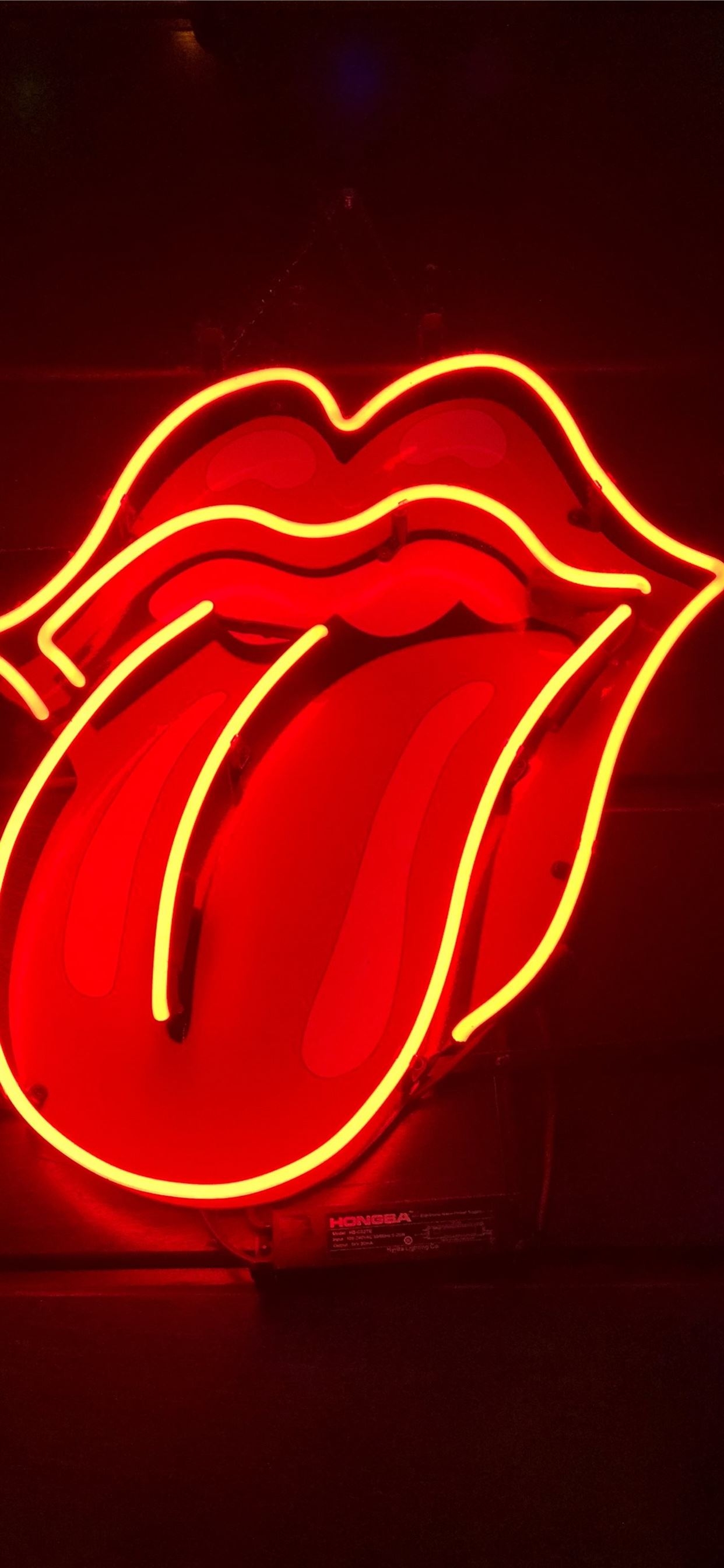 1250x2690 Rolling Stone LED light signage iPhone, Phone