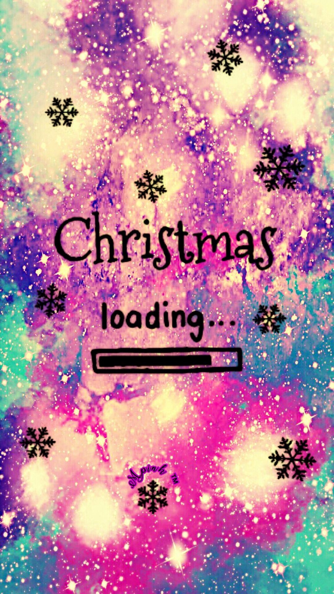 1080x1920 Cute Girly Christmas Background, Phone