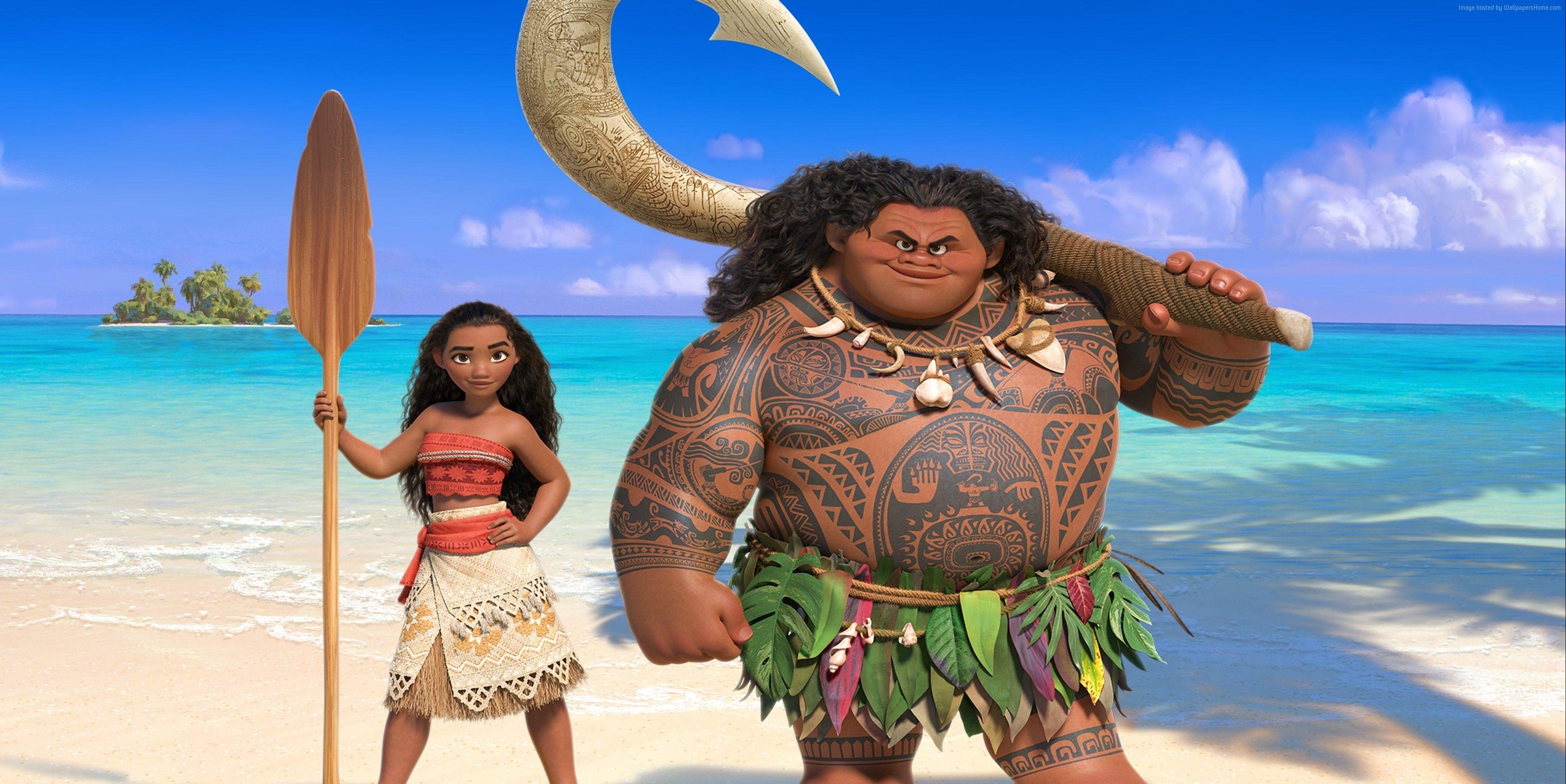 3510x1760 Disney's Moana Full HD Wallpaper and Backgroundx1754, Desktop