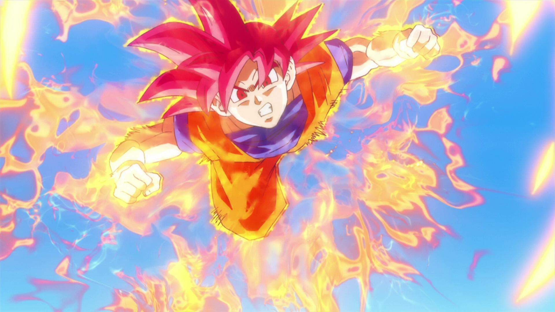 1920x1080 Goku Super Saiyan God 1080p Wallpaper. Dragon Ball. Dragon, Desktop