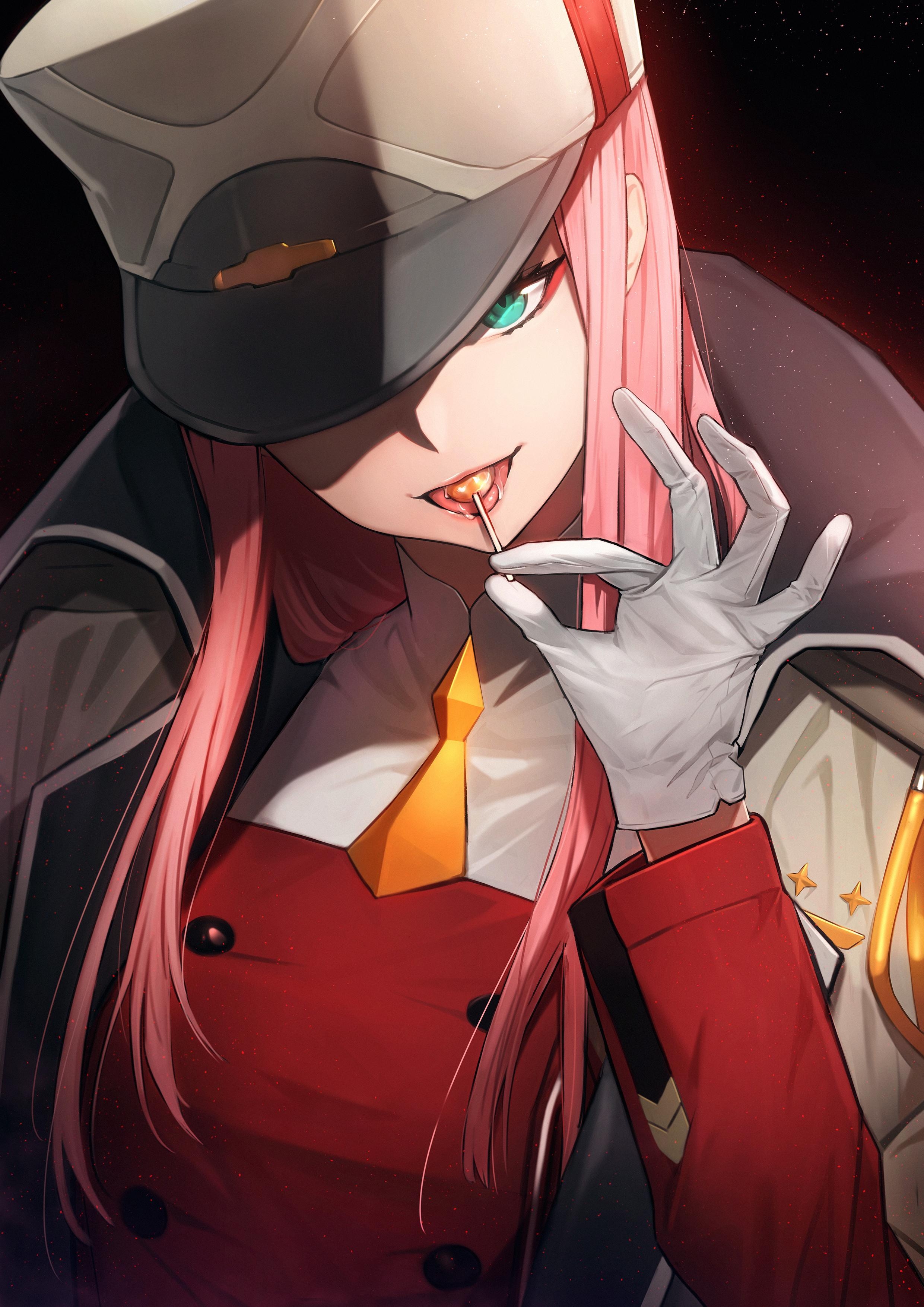 2490x3510 Zero Two (Darling in the FranXX) Anime Image Board, Phone