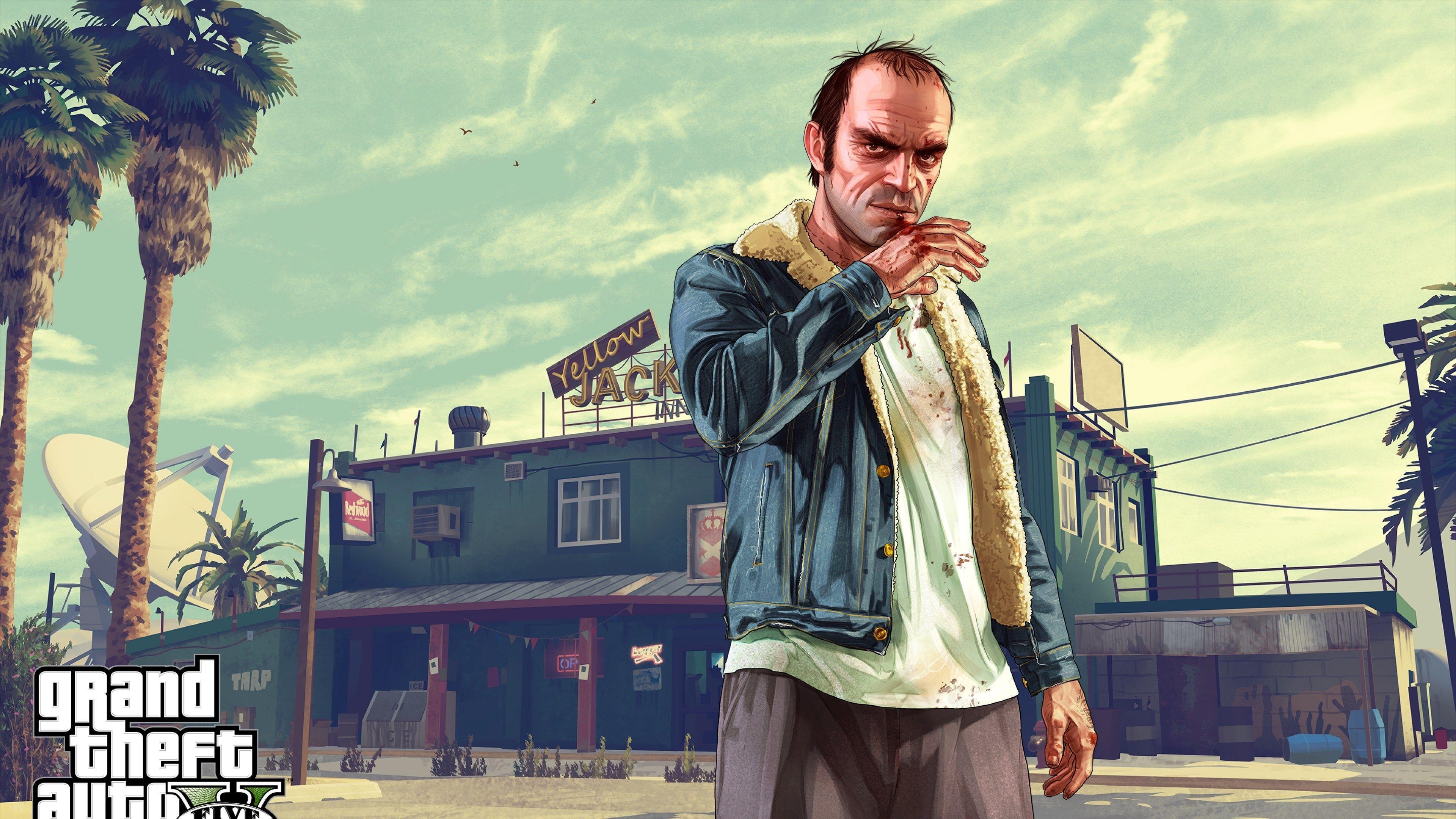 3840x2160 grand theft auto trevor Wallpaper HD. ololoshenka, Desktop