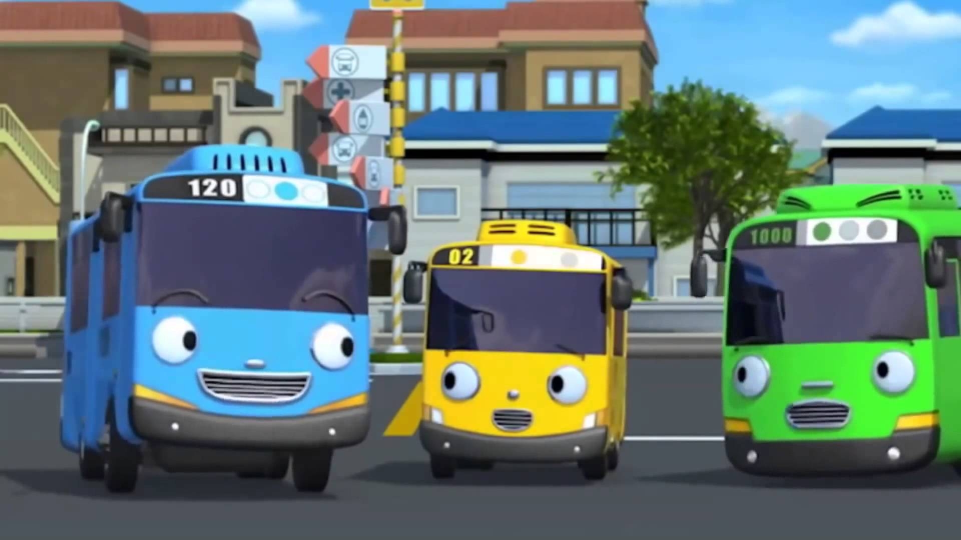 1920x1080 Tayo The Little Bus Car Cartoons For Children In English 2015 P6, Desktop