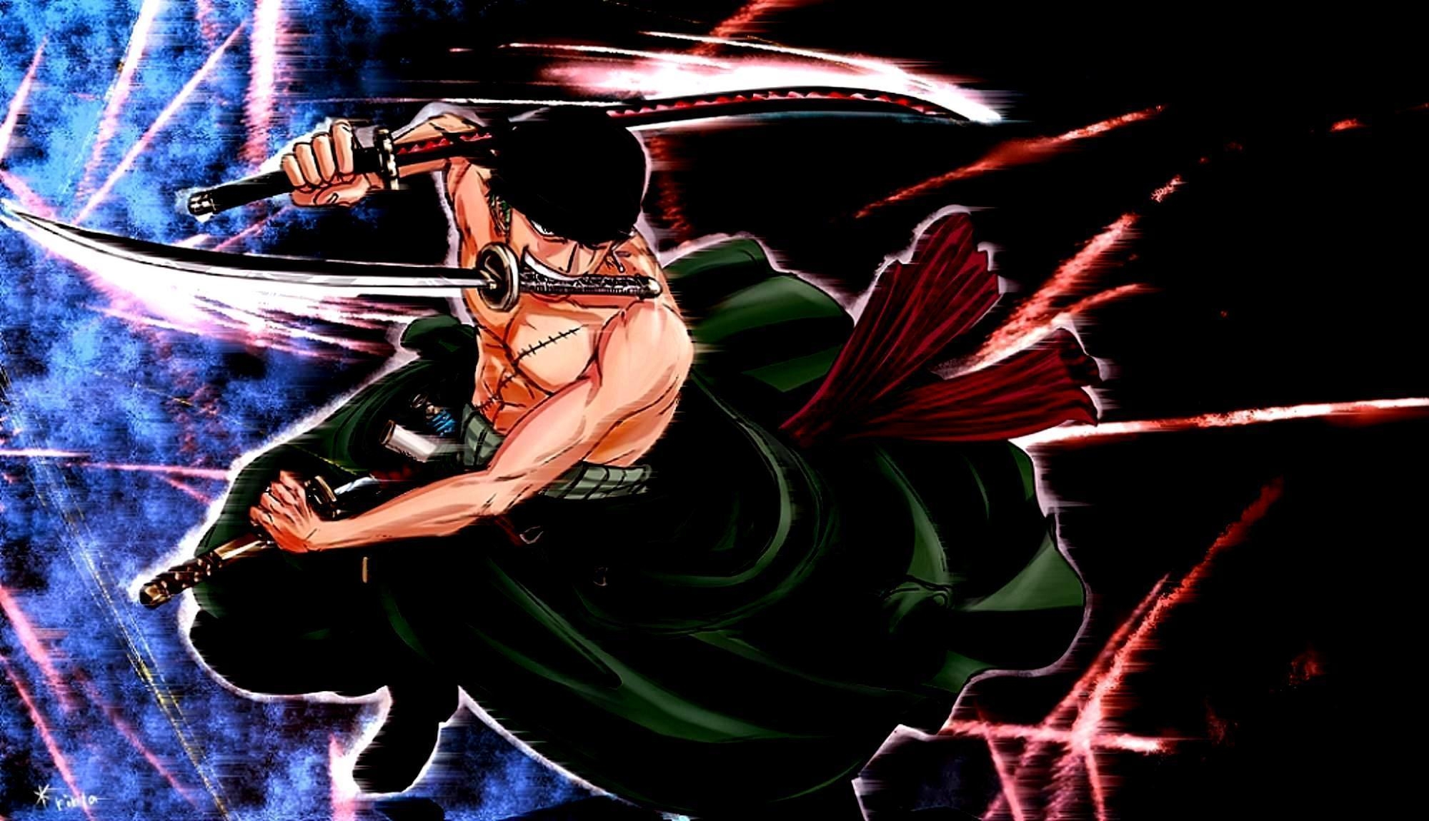 2000x1150 One Piece Zoro Wallpaper HD Desktop, Desktop