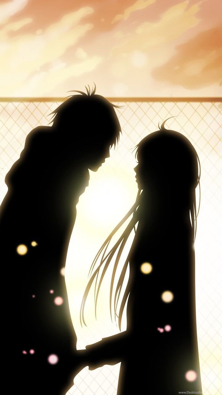 720x1280 Anime Couple Silhouette Wallpaper Download, Phone