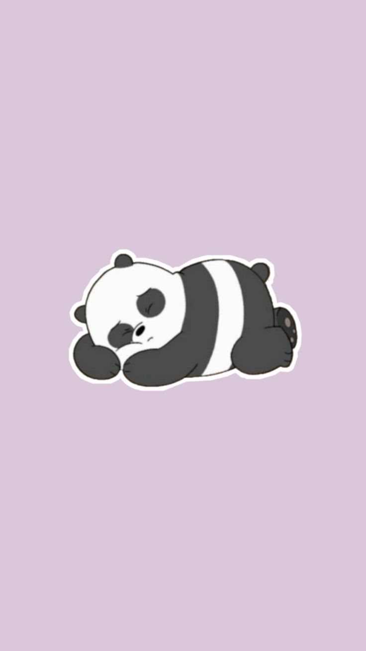 740x1310 Aesthetic Purple Panda Wallpaper For Phone Cute Wallpaper In 2020. We Bare Bears Wallpaper, Bear Wallpaper, Panda Wallpaper, Phone