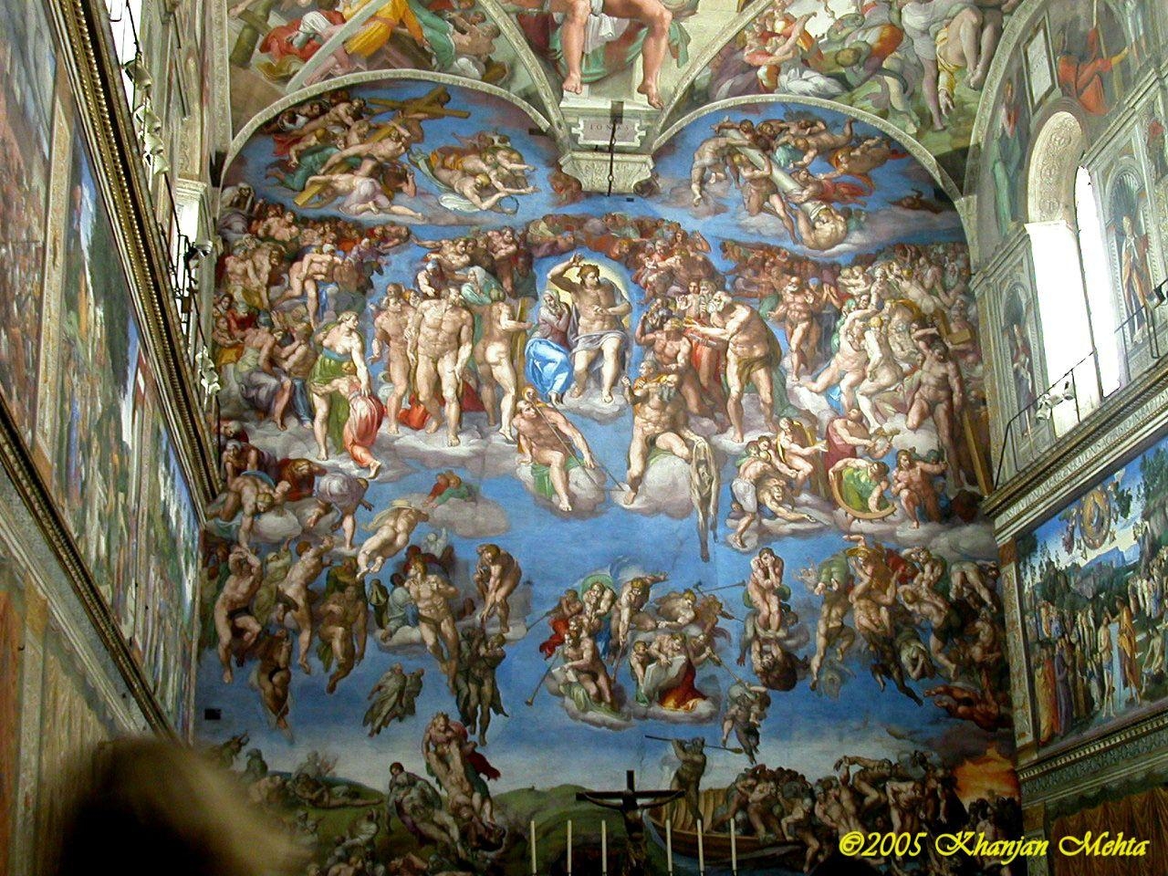 1280x960 Last Judgement Sistine Chapel Wallpaper, Desktop