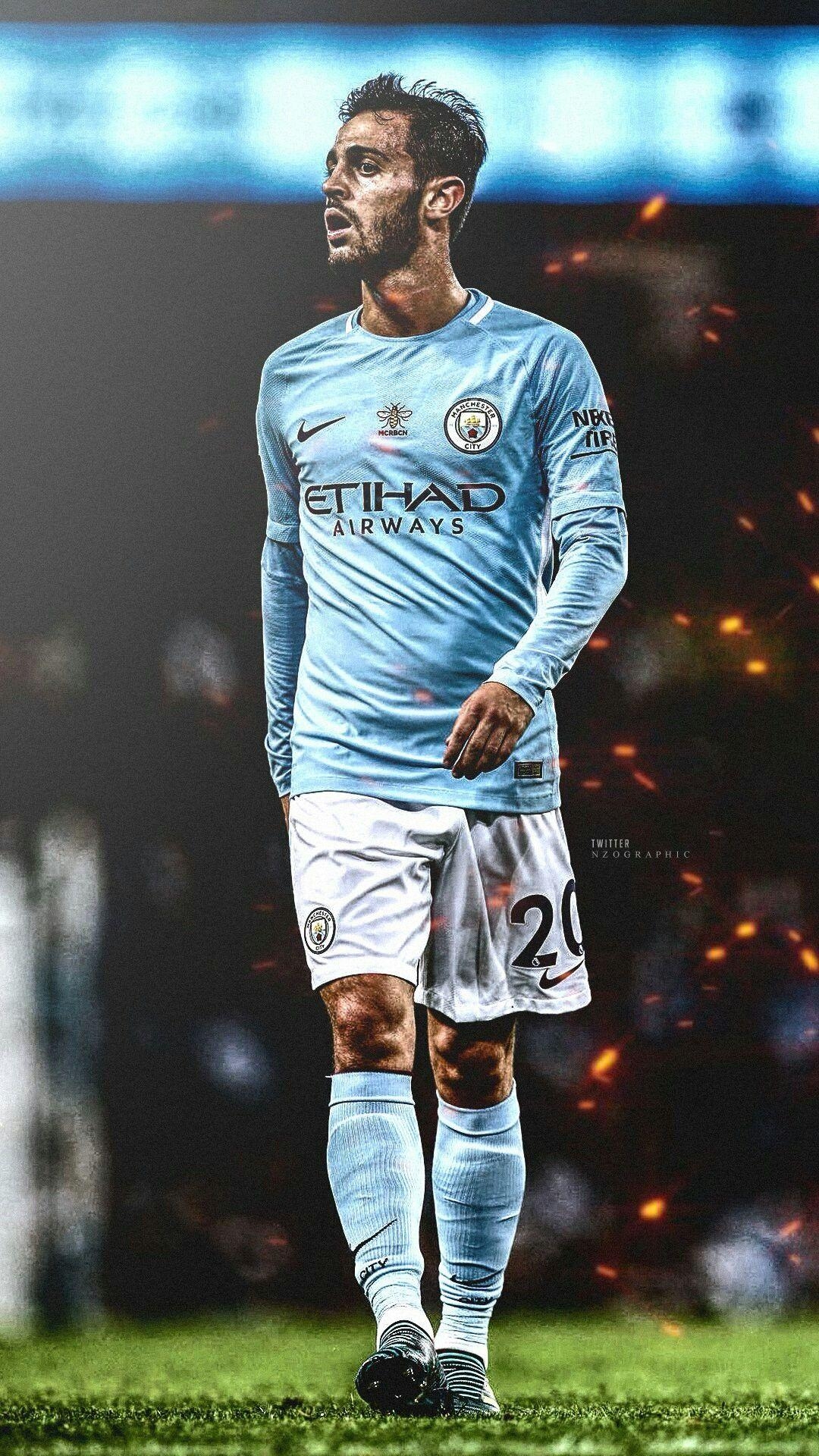 1080x1920 Bernardo Silva #football #mancity. Sport. Soccer, Phone