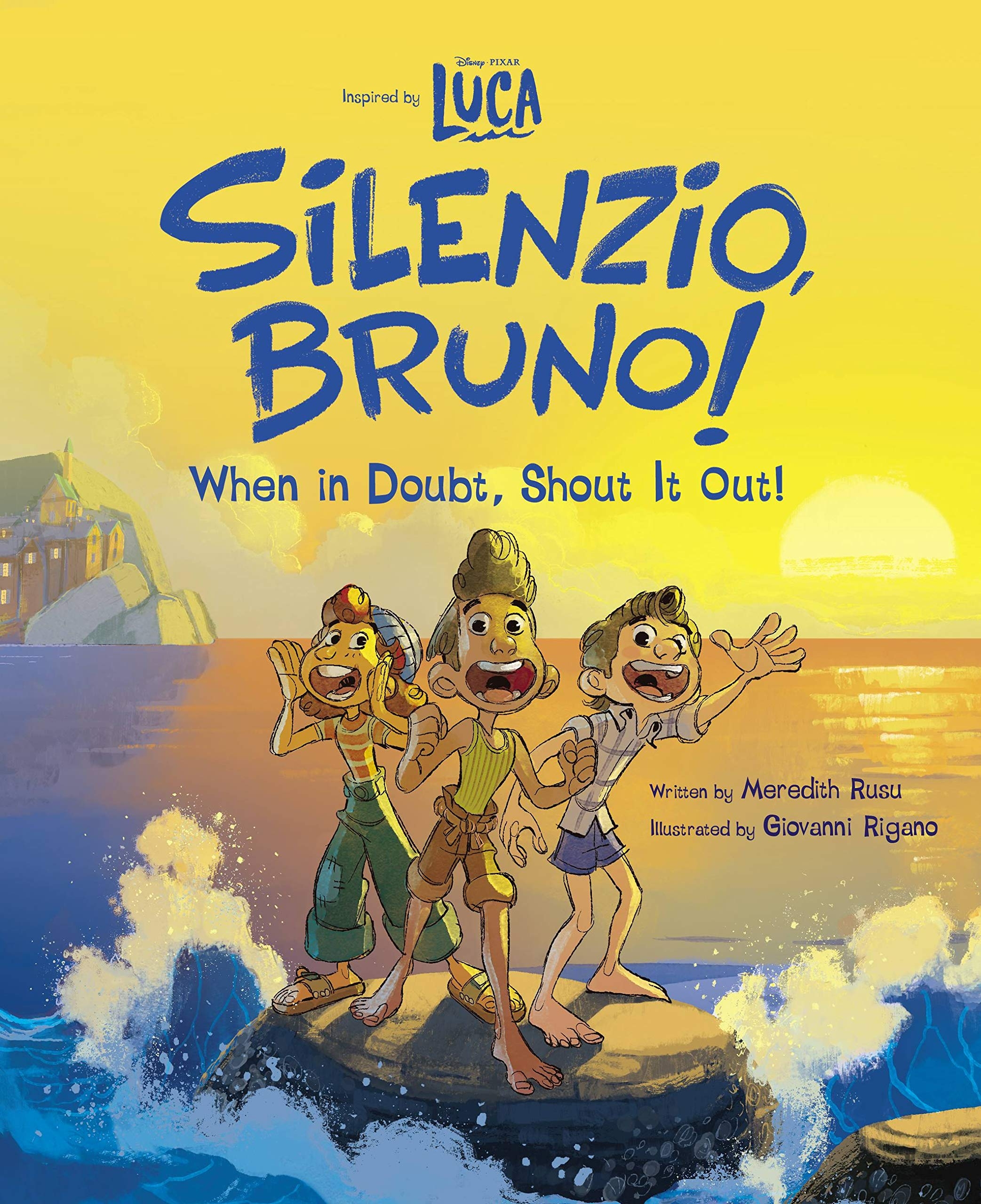 2090x2560 Luca: Silenzio, Bruno!: When in Doubt, Shout It Out!: Rusu, Meredith, Rigano, Giovanni: 9781368067072: Books, Phone