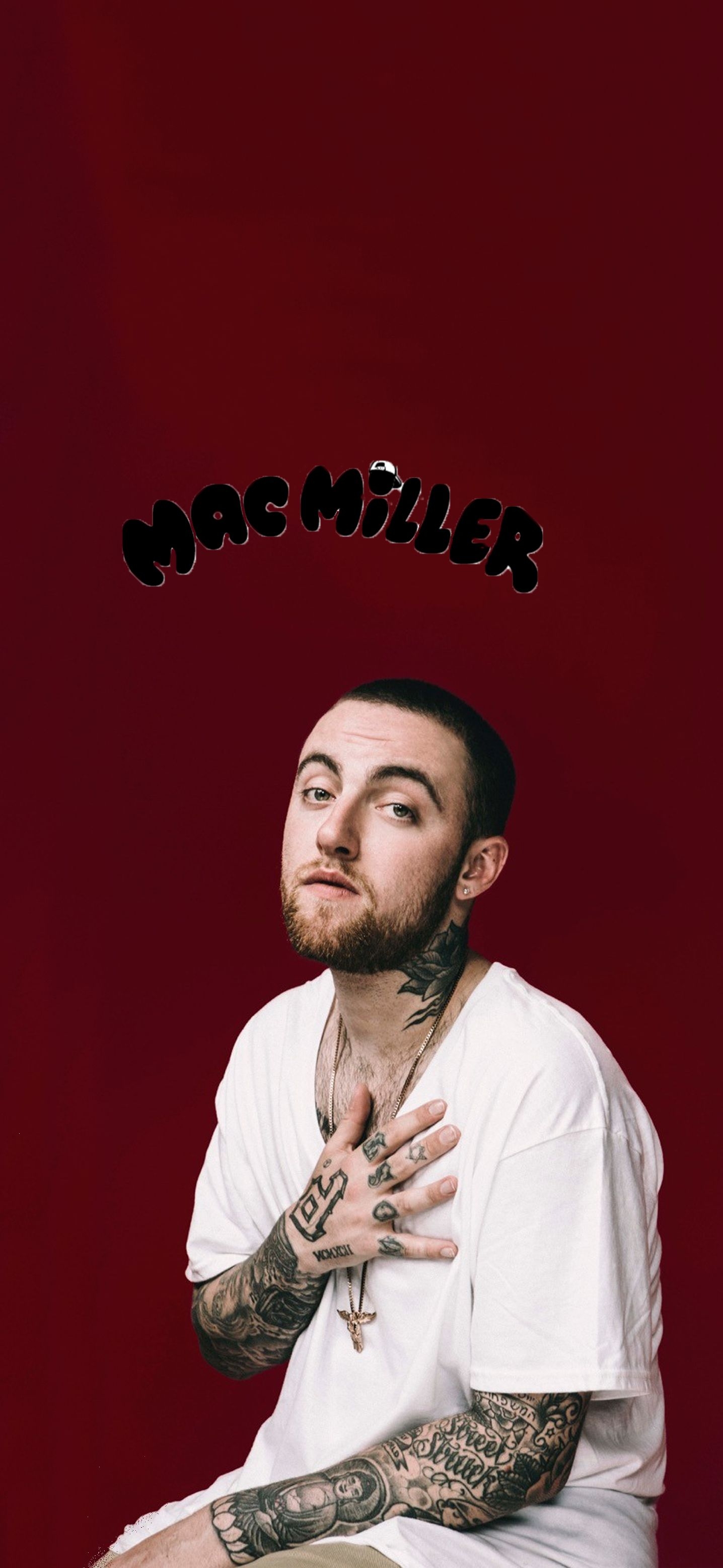 1440x3120 Mac Miller Wallpaper. Red aesthetic, Mac miller, Wallpaper, Phone