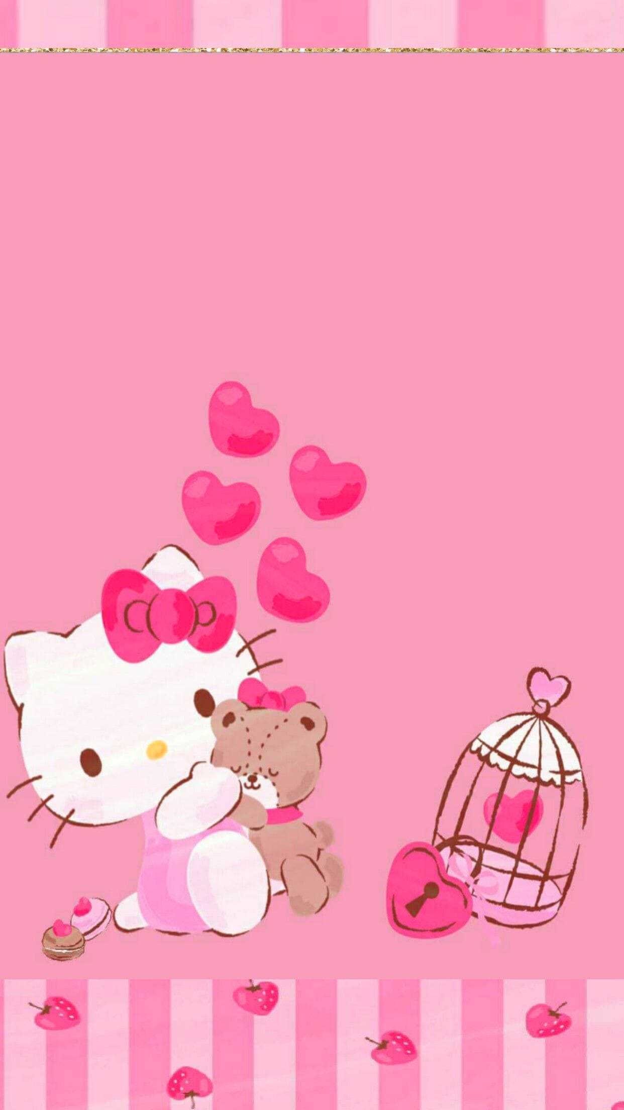 1250x2210 Hello Kitty Valentines Wallpaper, Phone