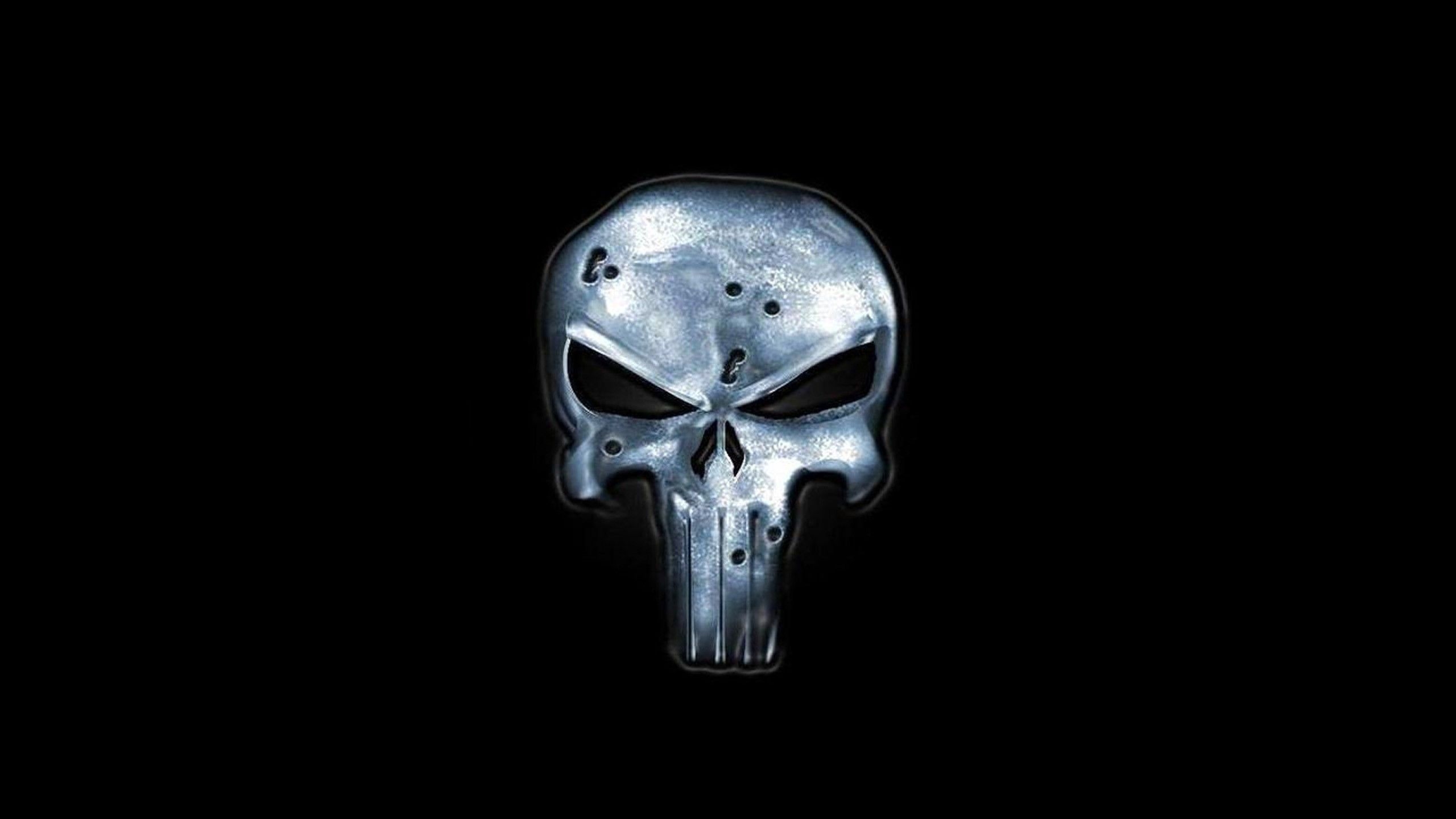 2560x1440 Punisher Skull Wallpaper, Desktop