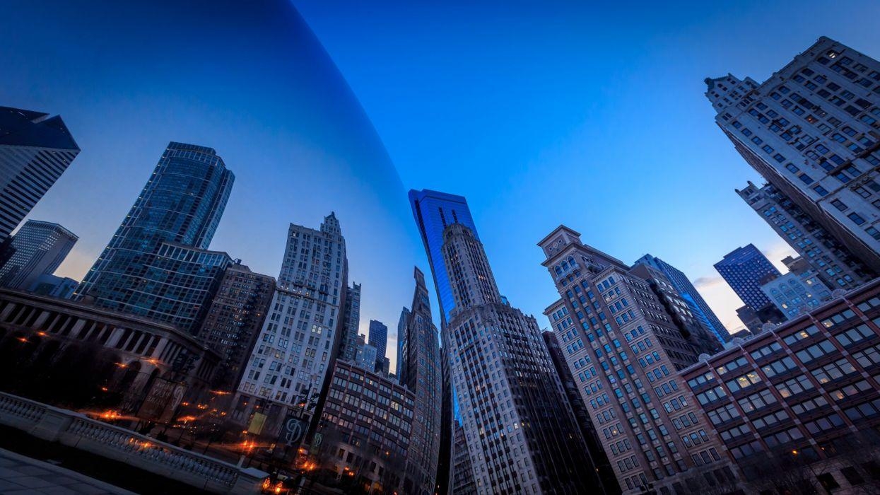 1250x700 Millennium Park Chicago Buildings Skyscrapers Reflection wallpaper, Desktop