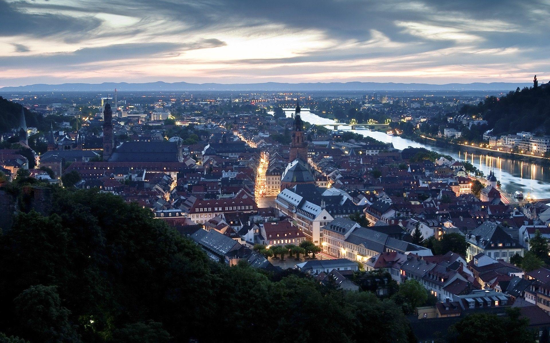 1920x1200 cityscapes, Germany, Heidelberg wallpaper, Desktop