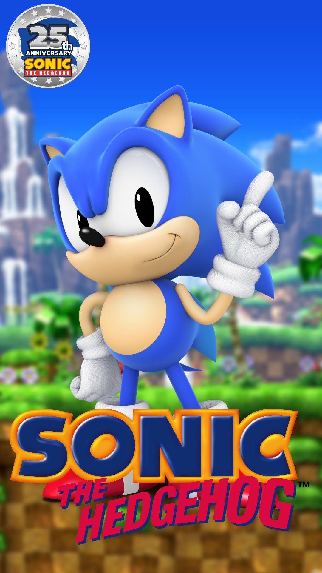 1080x1920 Classic Sonic Wallpaper HD, Phone