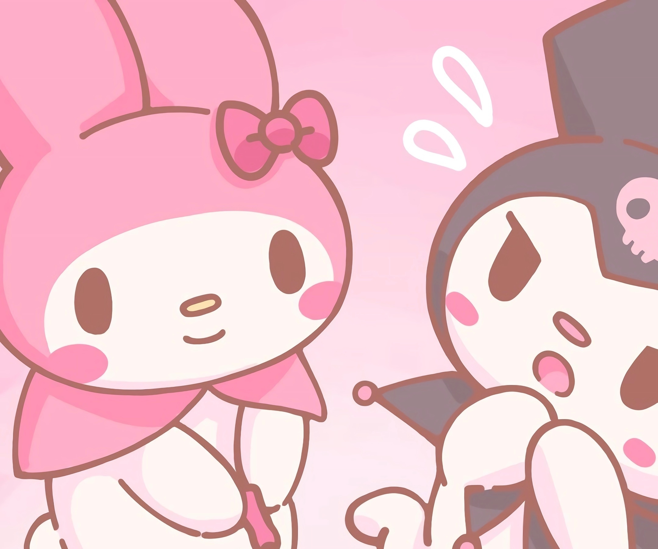 2160x1800 My Melody, Kuromi (Onegai My Melody) HD Wallpaper, Desktop