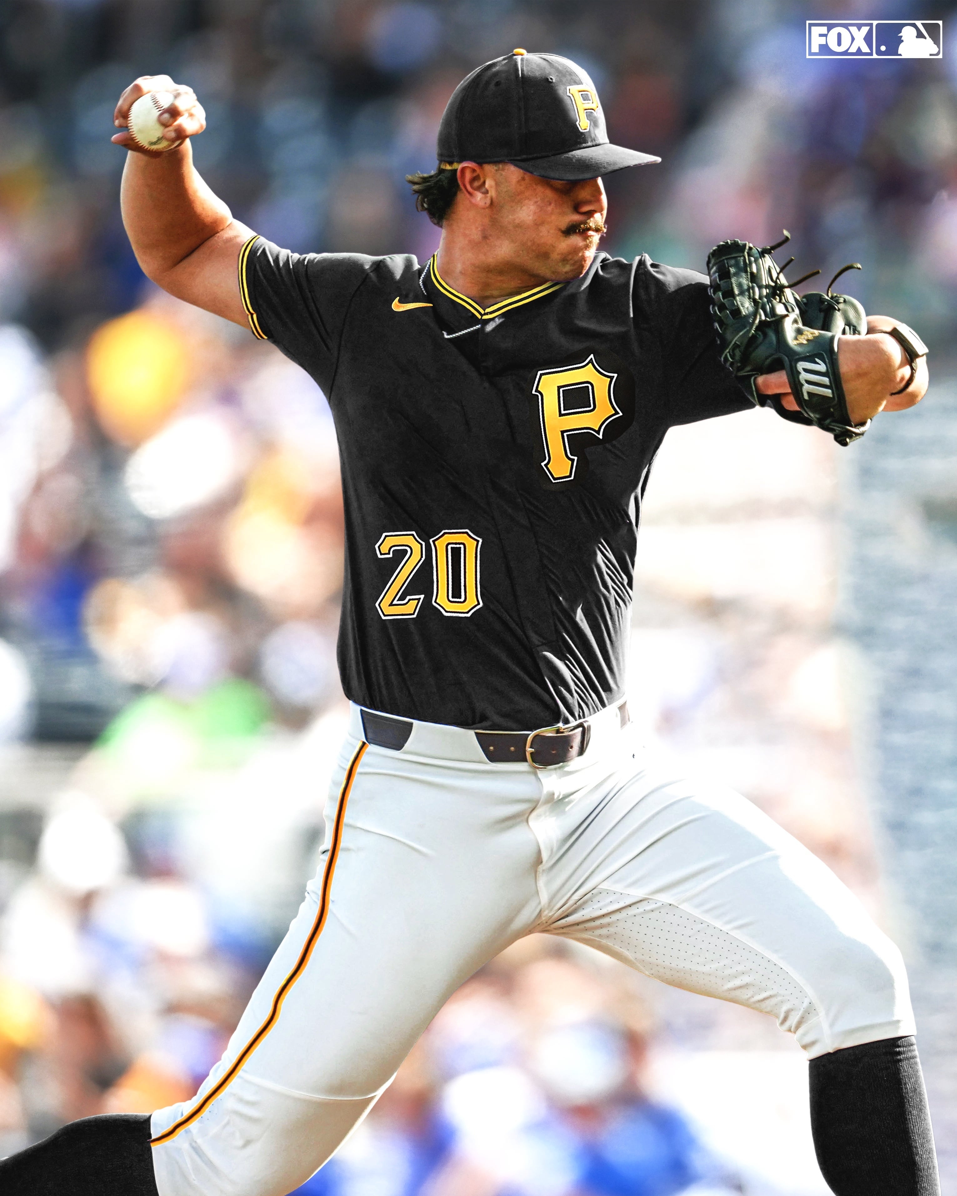 3070x3830 Paul Skenes in a Pirates uniform, Phone