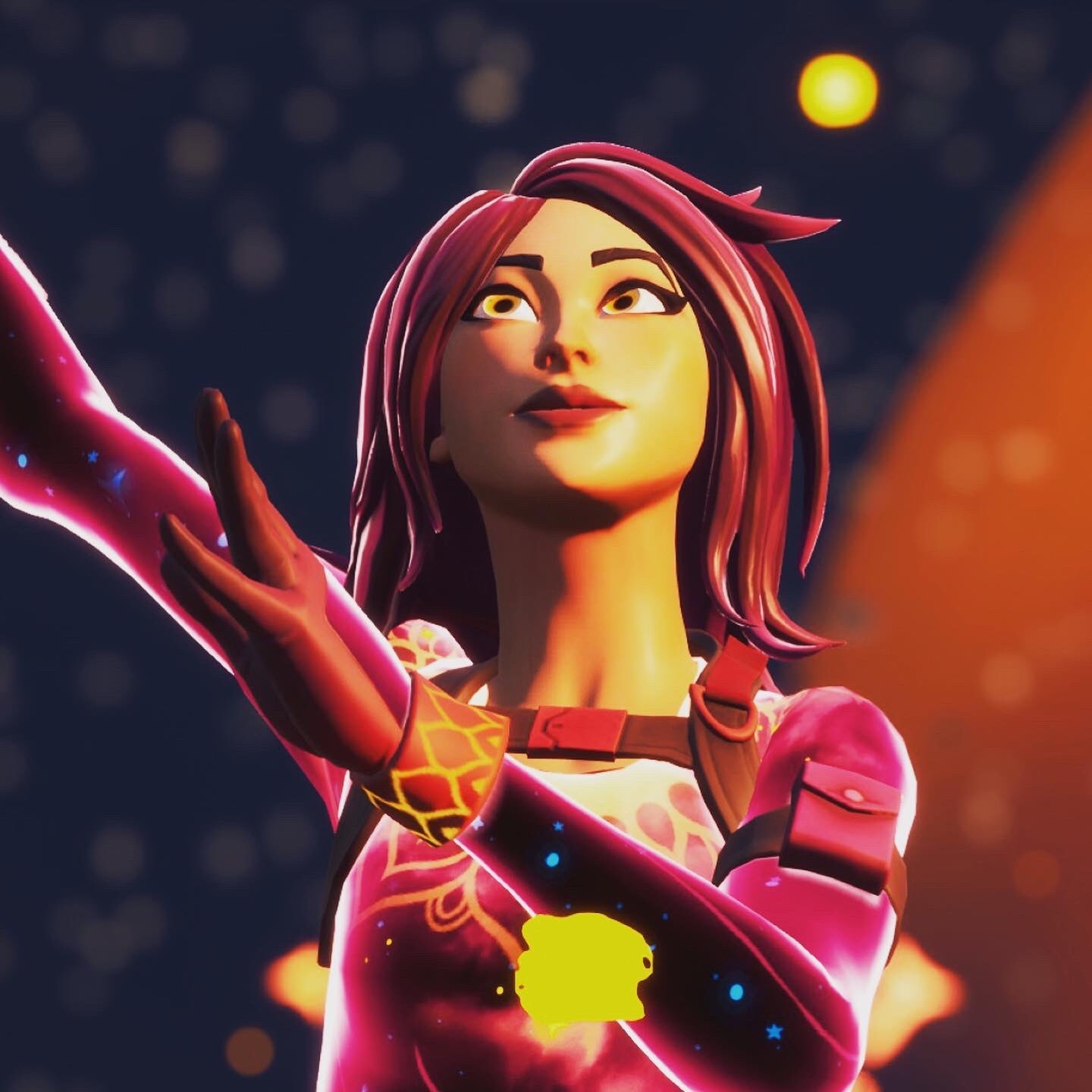 1440x1440 Starflare Fortnite wallpaper, Phone