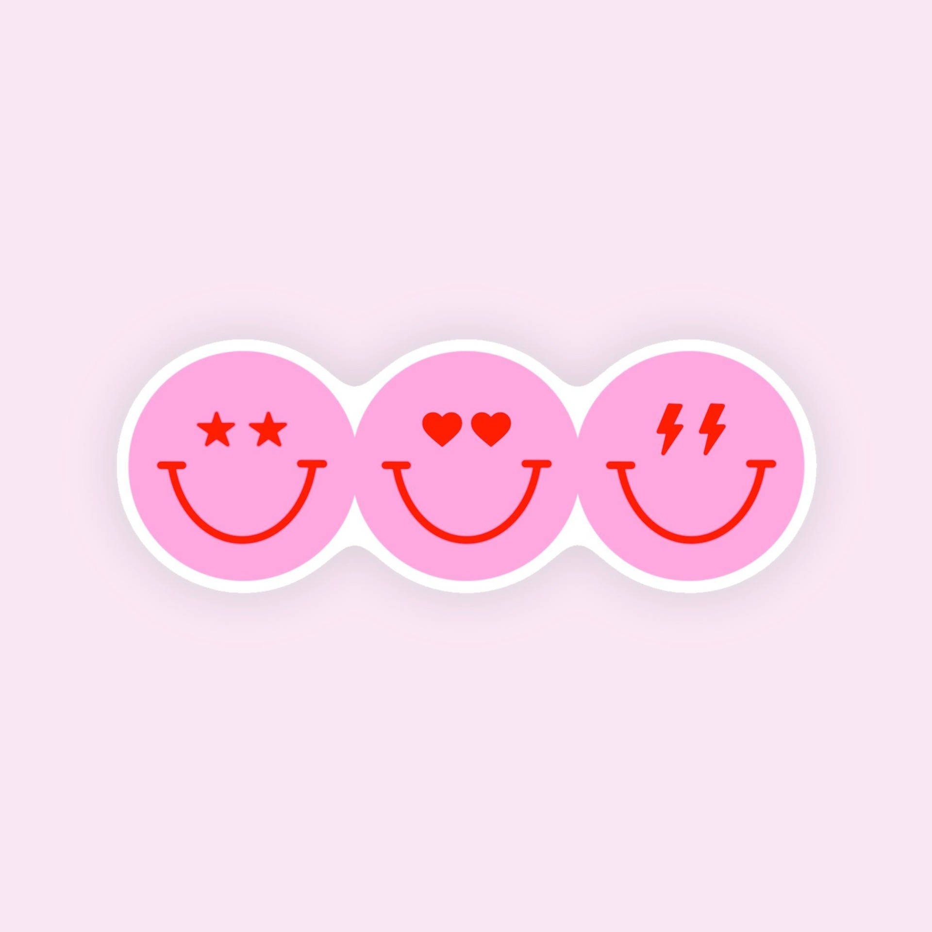 1920x1920 Preppy Smiley Face Wallpaper, Phone