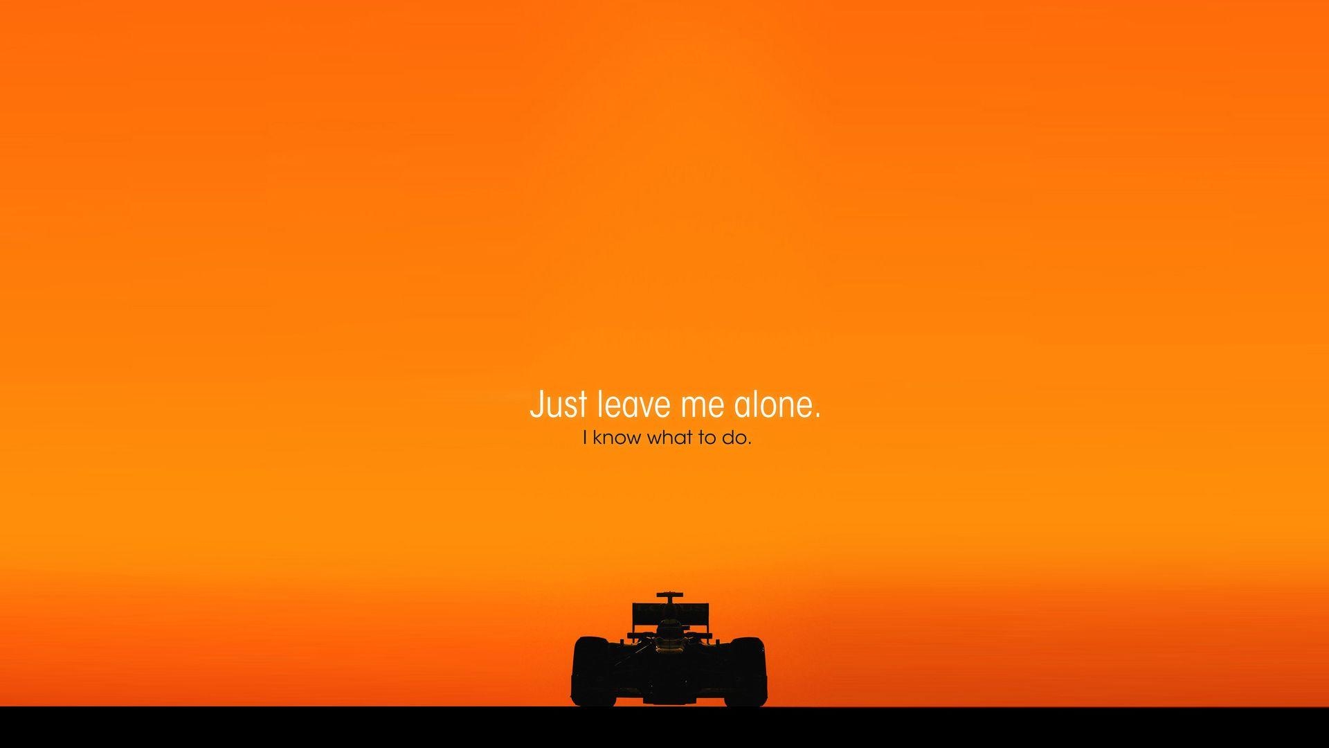 1920x1080 I made a wallpaper of the Just leave me alone. I know what to do, Desktop