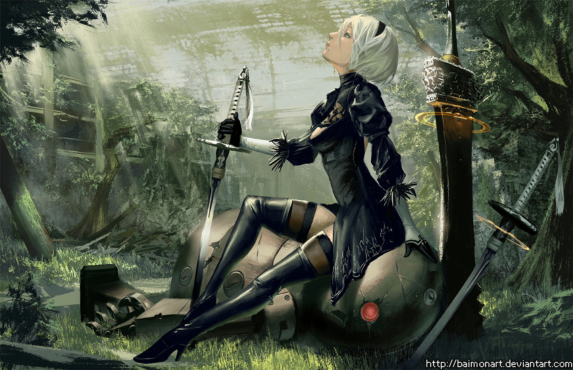 1920x1250 NieR: Automata HD Wallpaper, Desktop