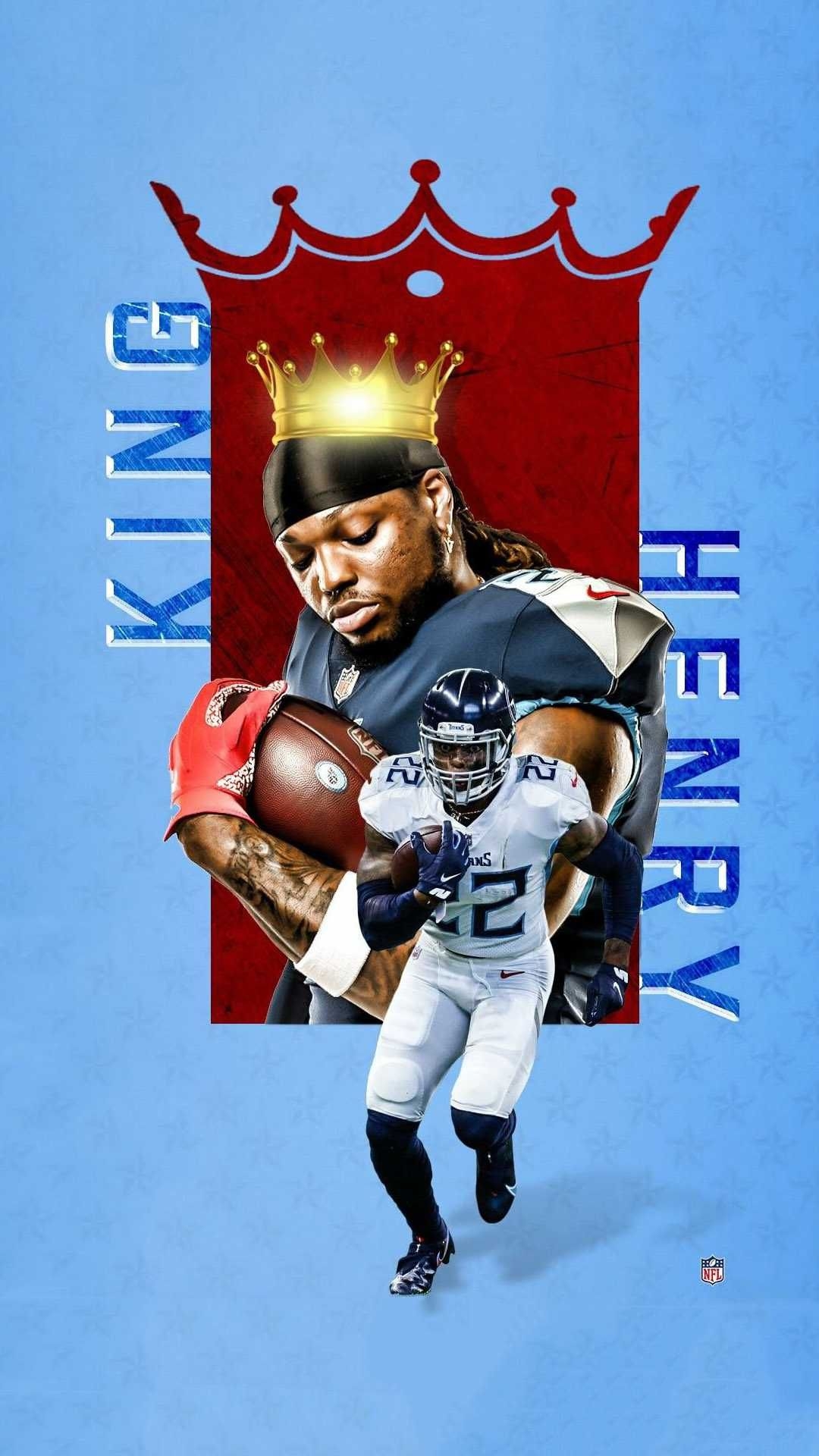 1080x1920 Derrick Henry Wallpaper Discover more American Football, Derrick Henry, Football, NFL, Tennessee Titans wallpaper.. Derrick henry, Football run, Tennessee titans, Phone