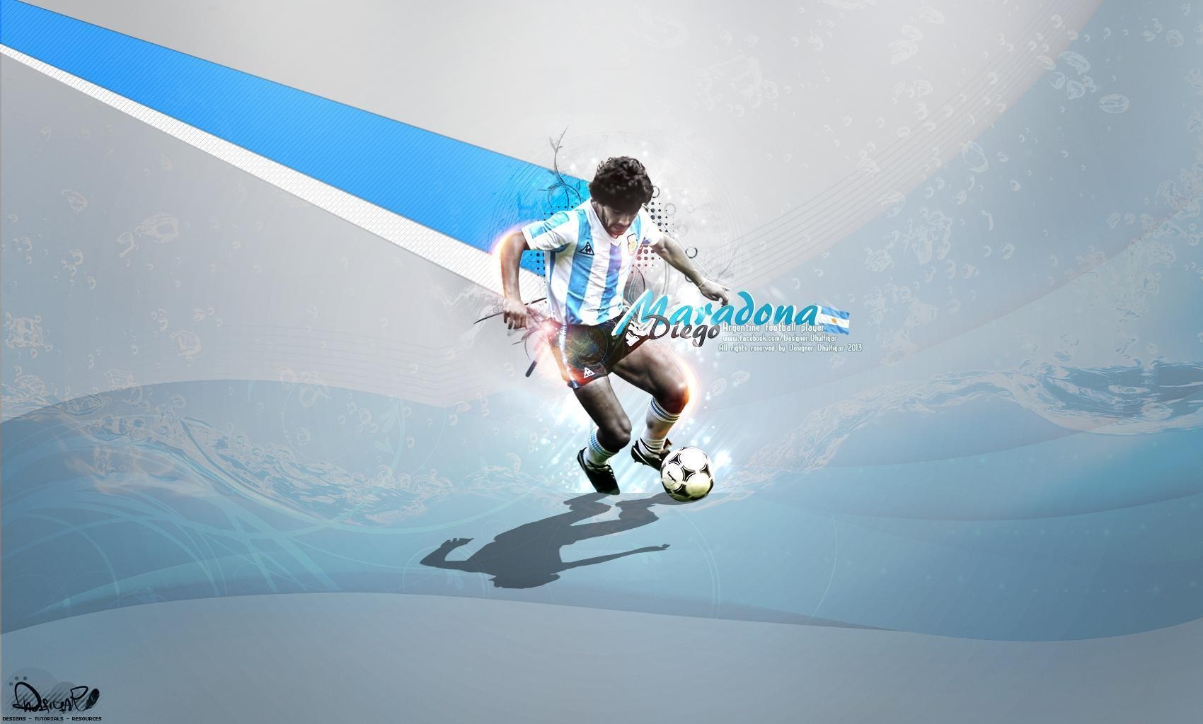 1700x1030 Diego Maradona By Designer Dhulfiqar, Desktop