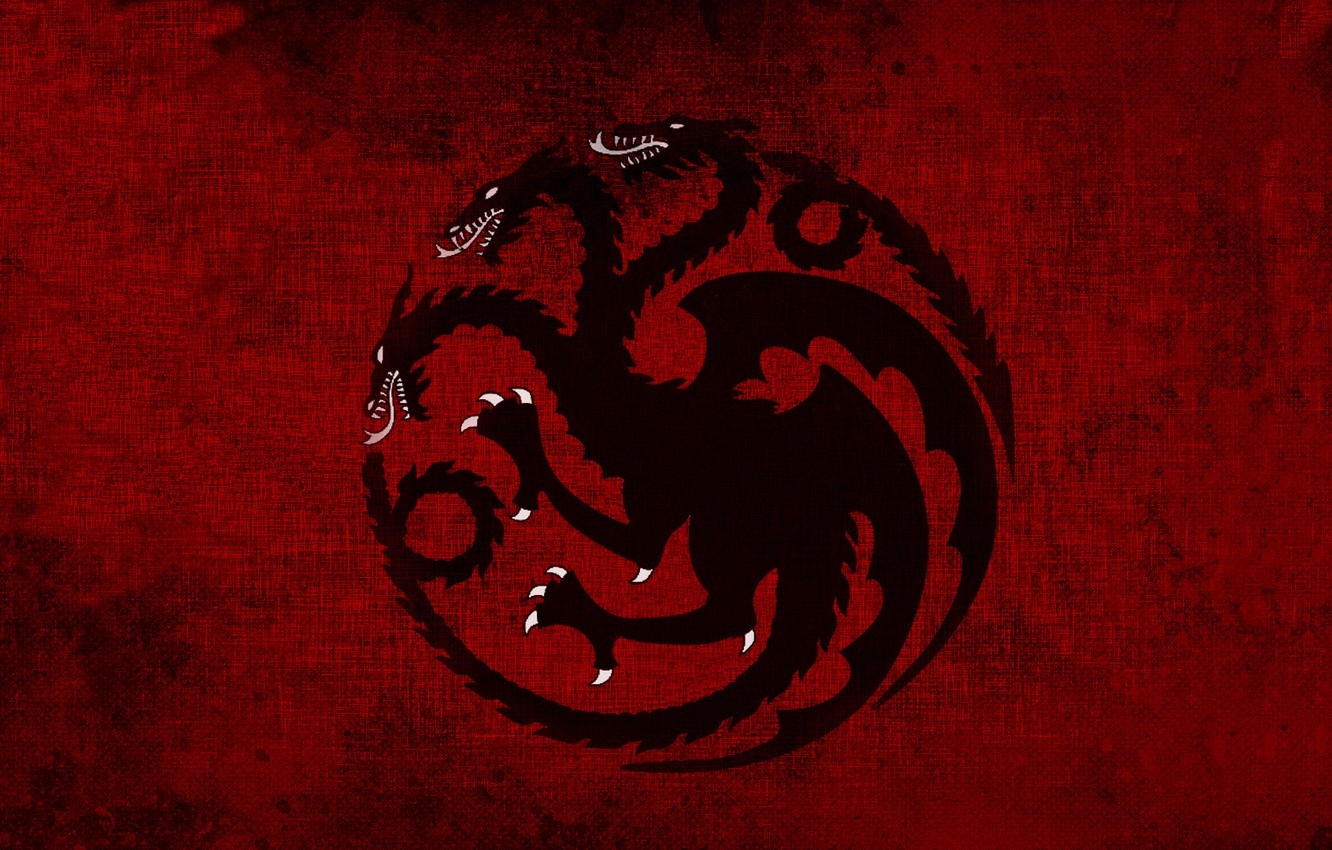 1340x850 Wallpaper black, dragon, Game of Thrones, Daemon Blackfyre image for desktop, section минимализм, Desktop