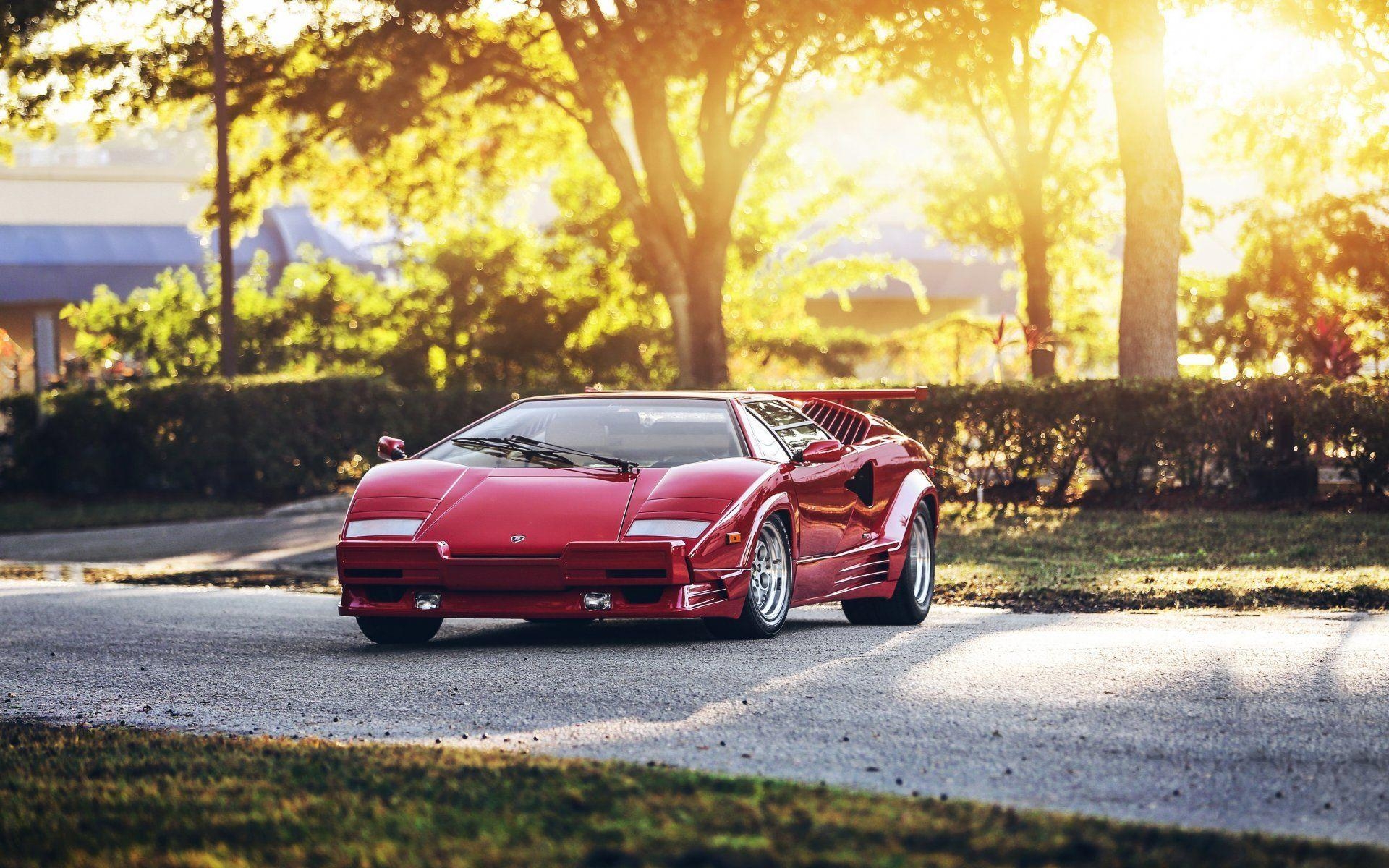 1920x1200 lamborghini countach supercar red hq wallpaper HD wallpaper, Desktop